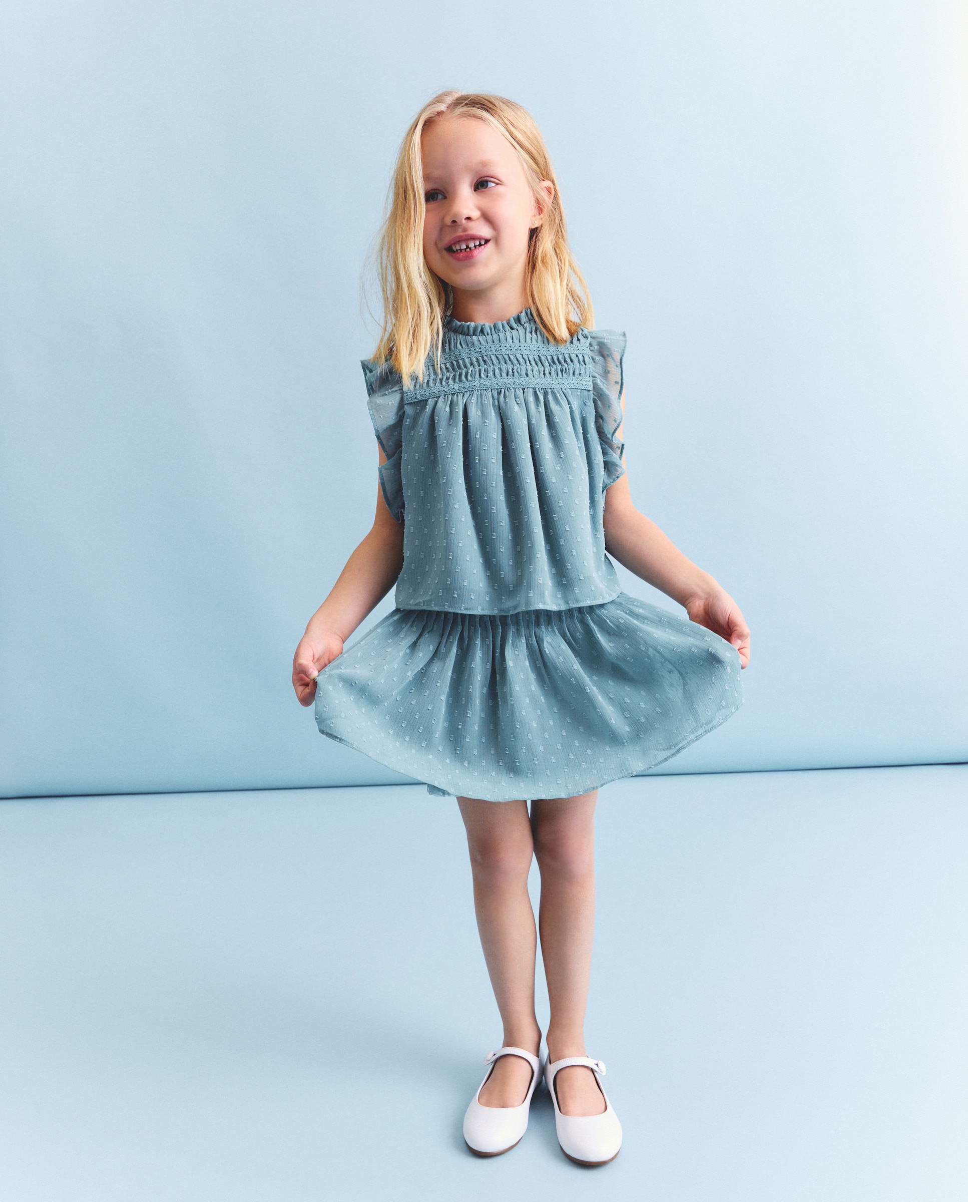 Saia Plissada com Plumetti e Capa Sabão-1