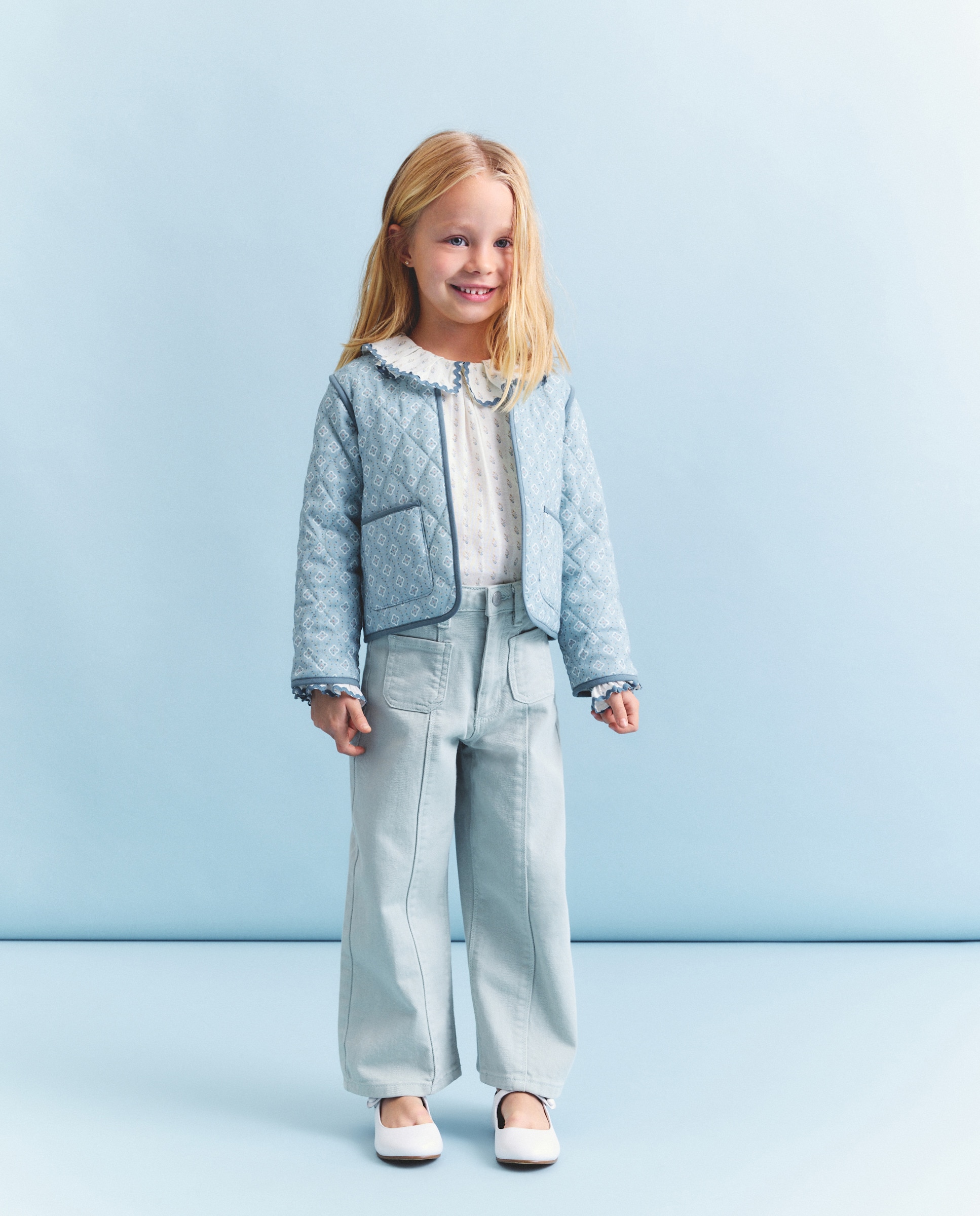 Casaco Acolchoado Ligeiro com Detalhes de Vivos Verde-2