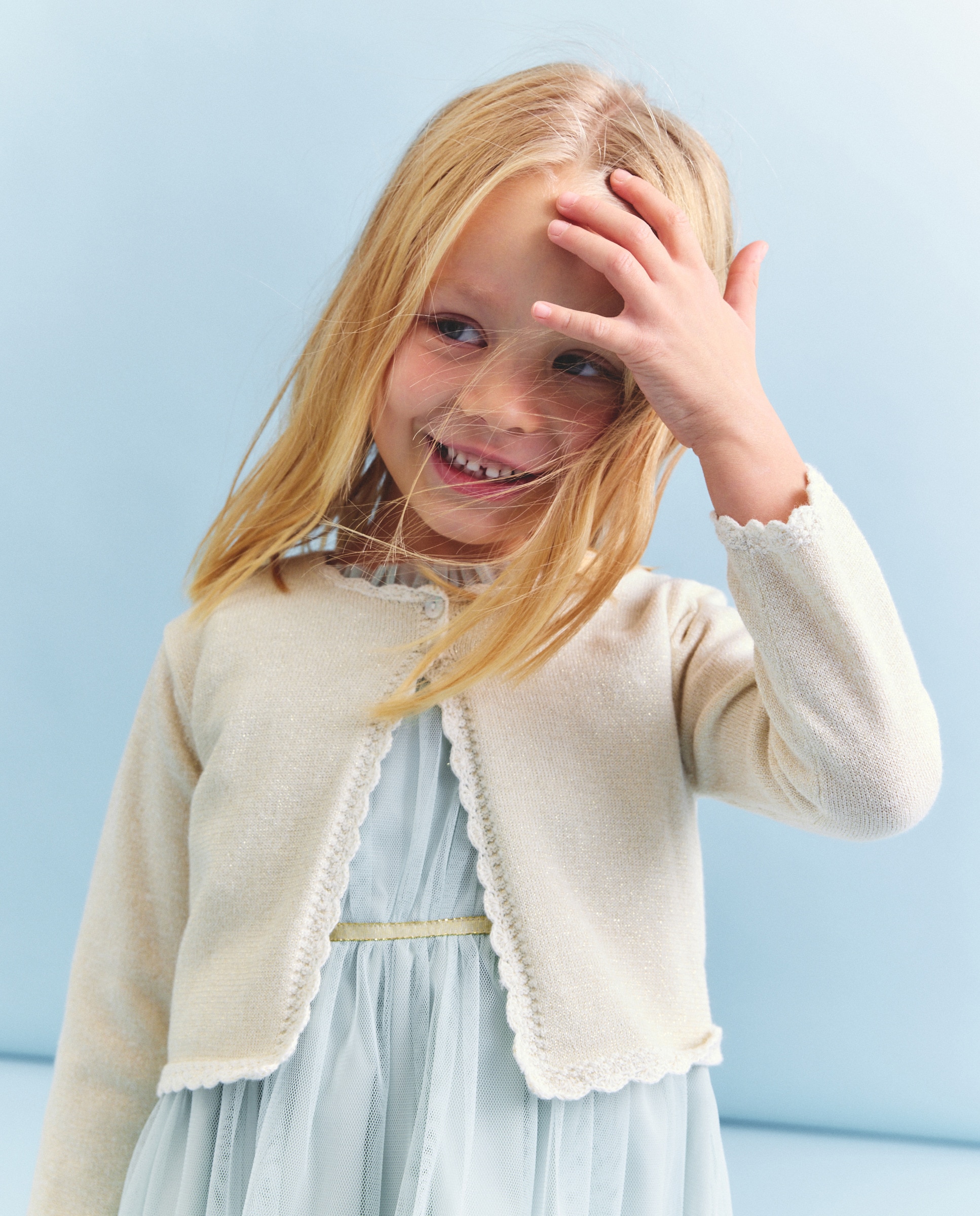 Imagem 0 de Casaco com Efeito de Fio Metalizado