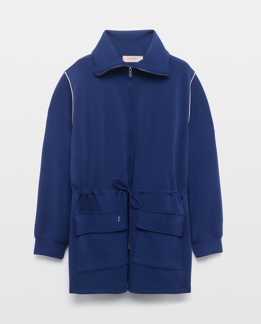 Imagem 0 de Casaco com Fecho de Correr e Cinto