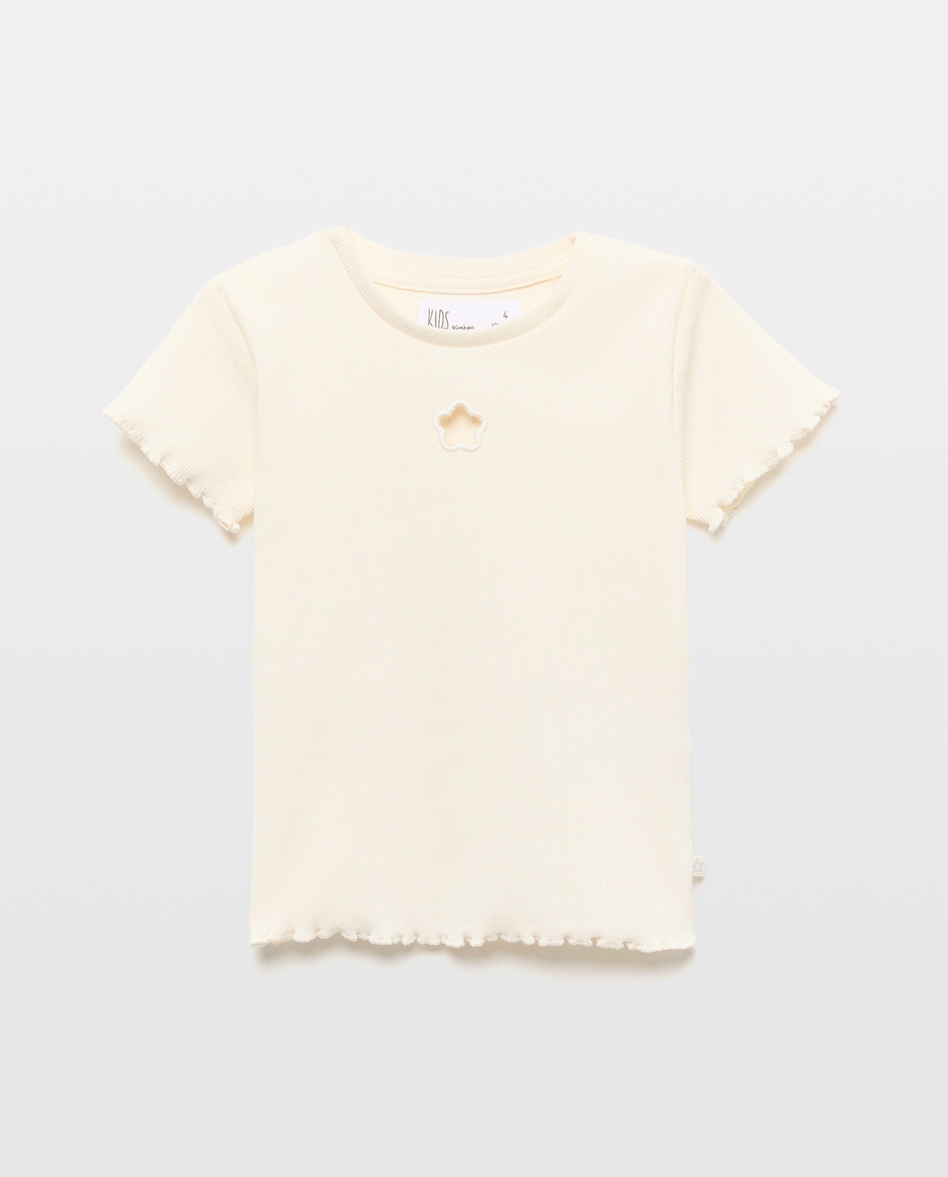 Imagem 0 de T-shirt de Manga Curta com Coração à Frente