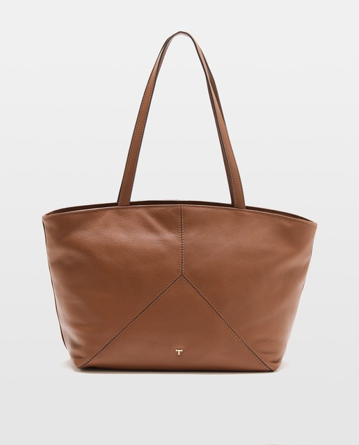 Imagen 0 de Shopper piezas cremallera piel