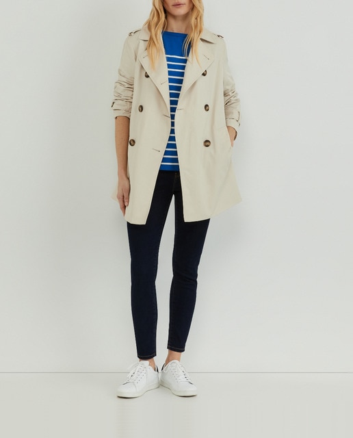 Imagen 0 de Gabardina de lluvia corta mujer