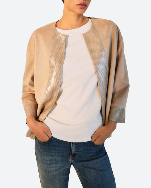 Imagen 0 de Parka de antelina de mujer