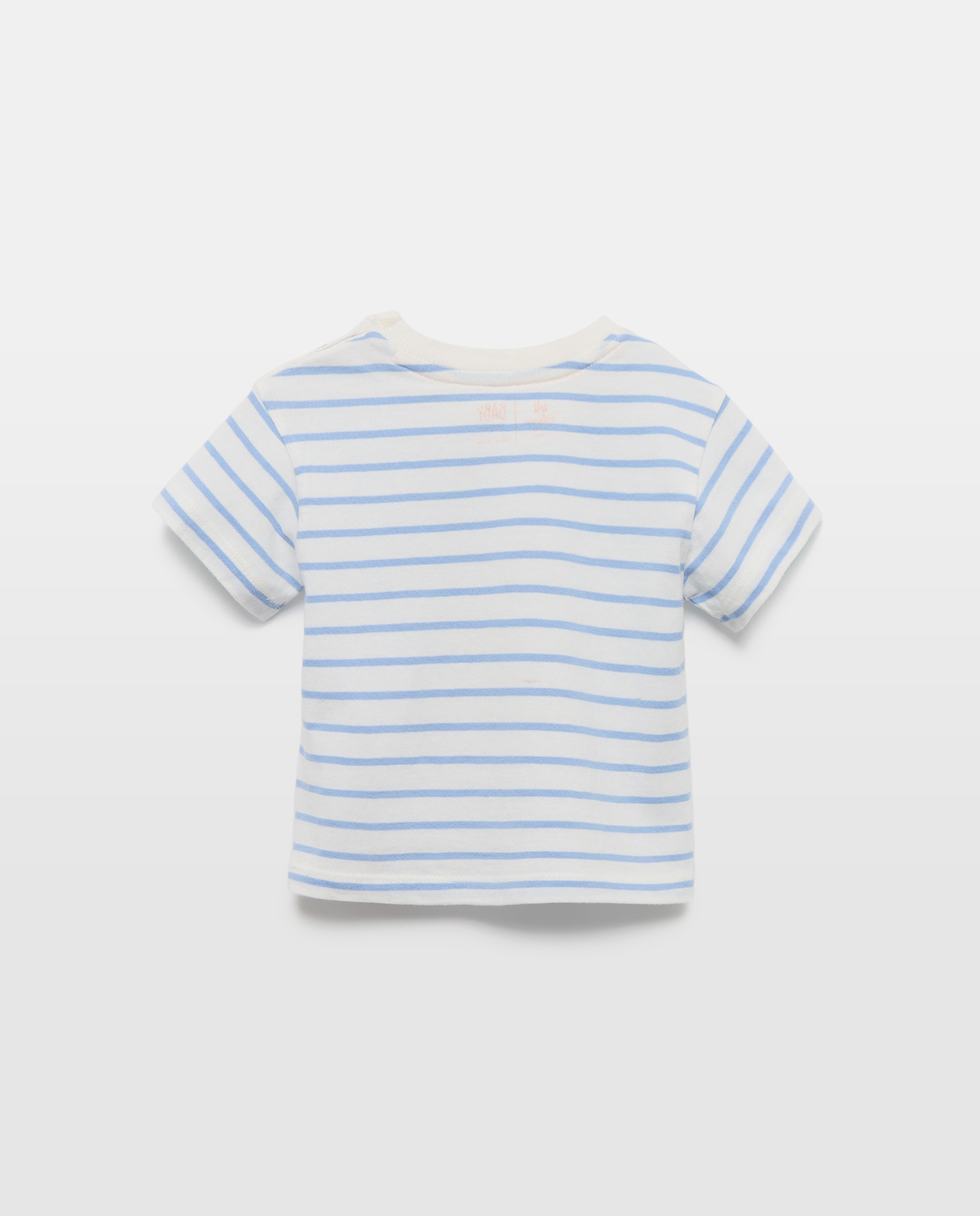 T-shirt de Manga Curta de Bebé com Estampado Mickey 410 Azul Claro-2