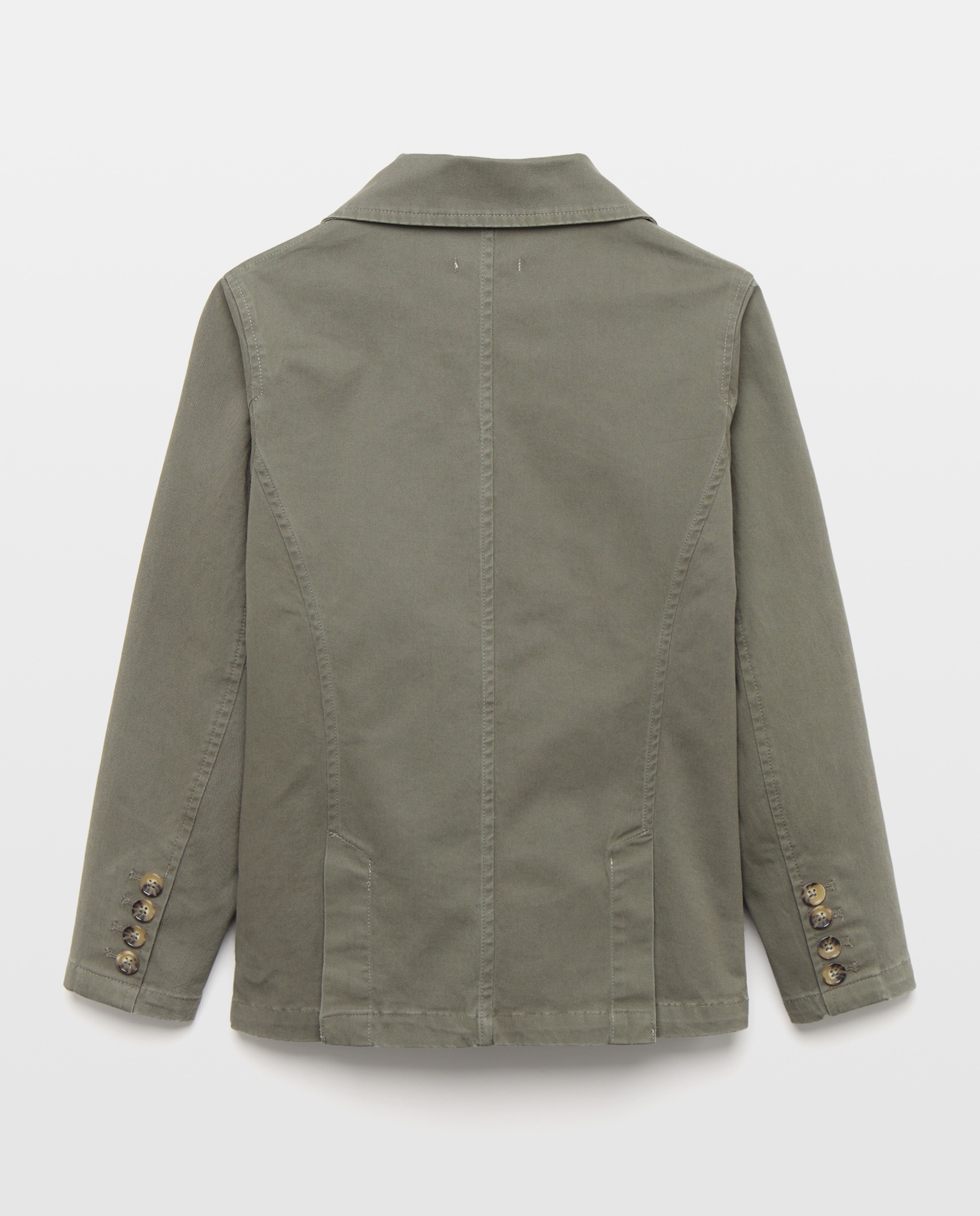 Blazer de niño liso 520 Kaki-2