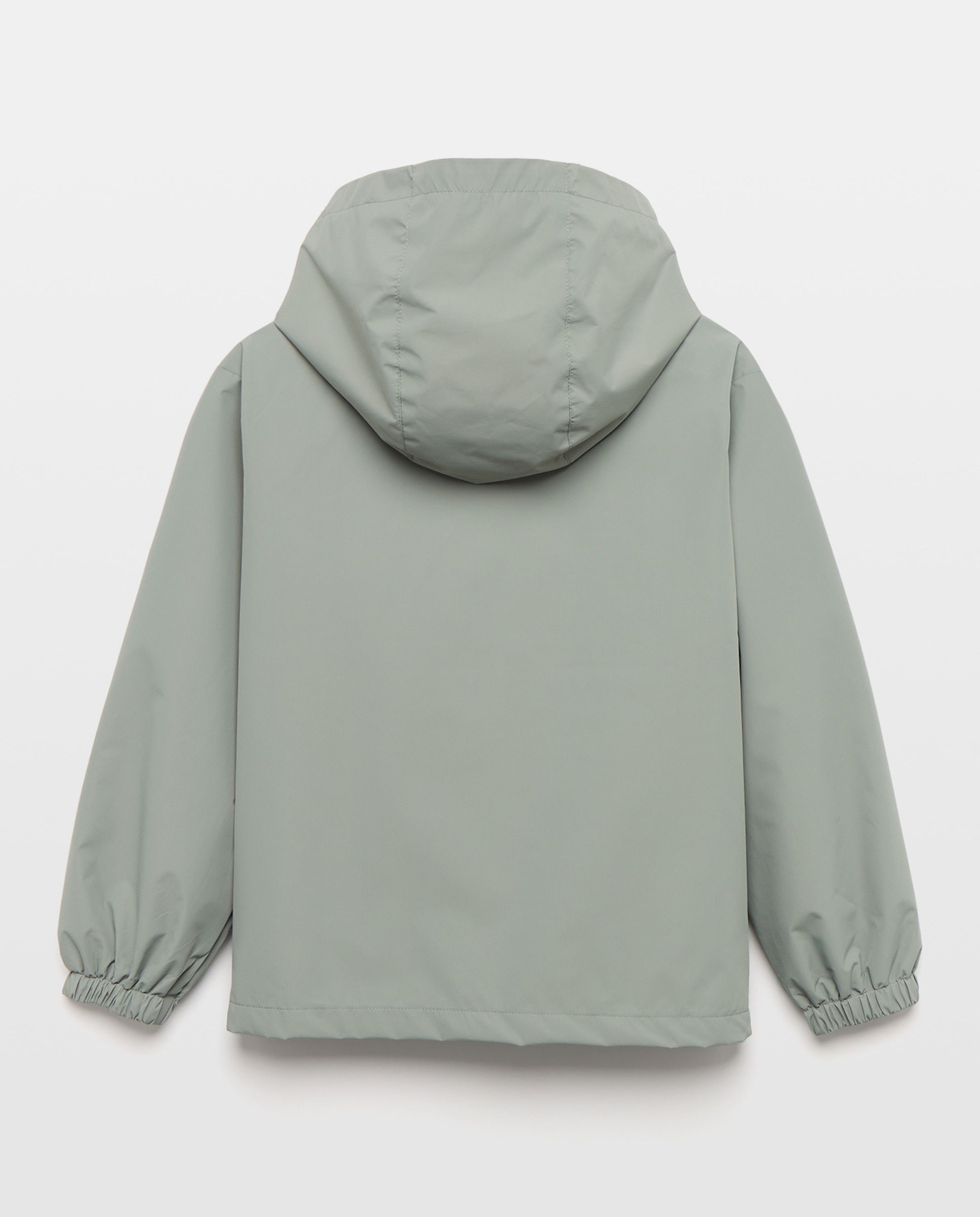 Parka de niño engomada con capucha 520 Kaki-2