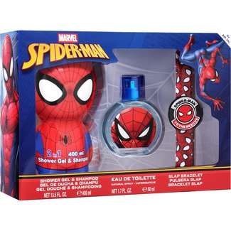 estuche Spiderman con gel de ducha & champú, eau de toilette y pulsera slap - Spiderman