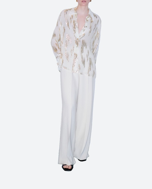 Imagen 0 de Blusa de mujer camisera lúrex