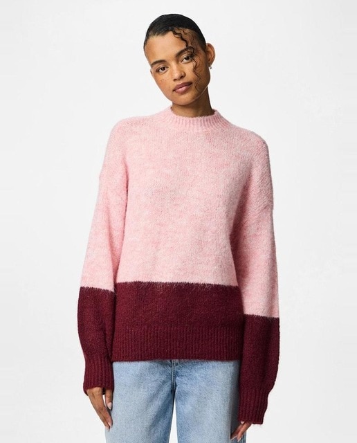 Imagem 0 de Camisola de Malha com Decote Redondo