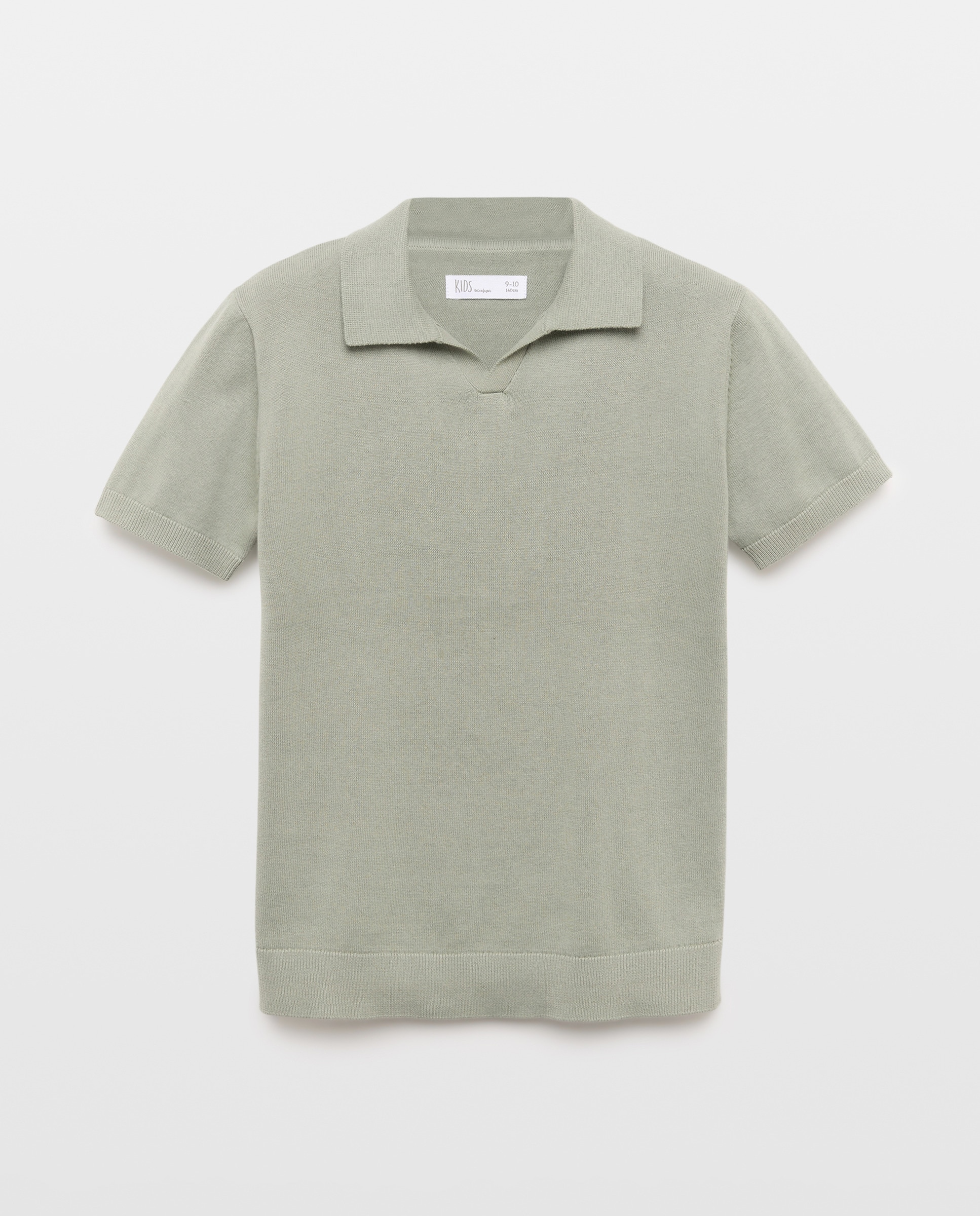 Polo de Tricot com Manga Curta 520 Caqui-5