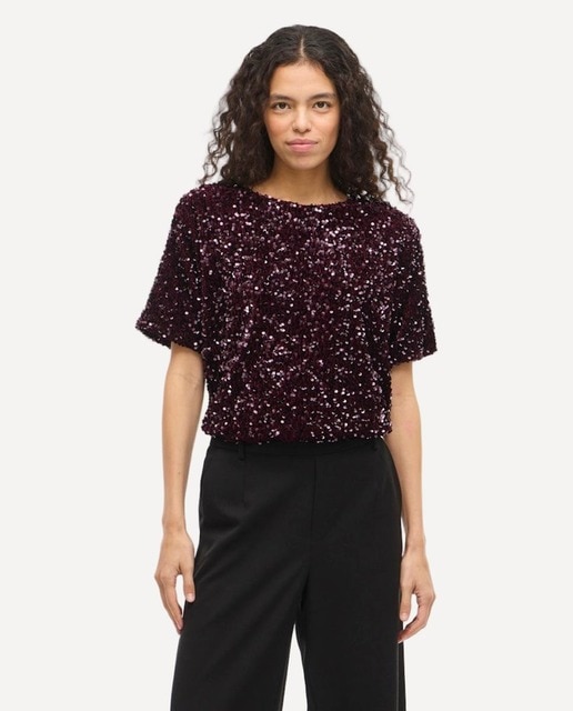 Imagen 0 de Top de mujer de fiesta de manga corta