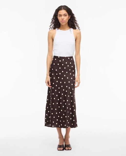 Imagem 0 de Saia Midi Fluida Acetinada