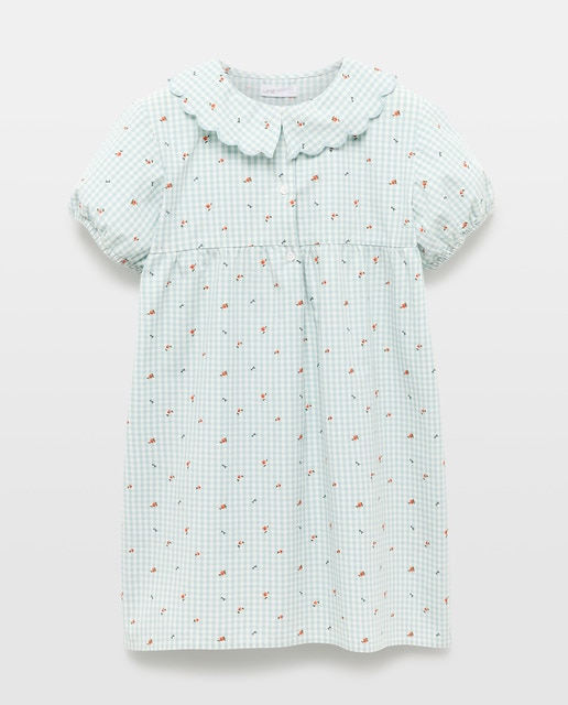 Imagen 0 de Camisón de niña de popelín vichy