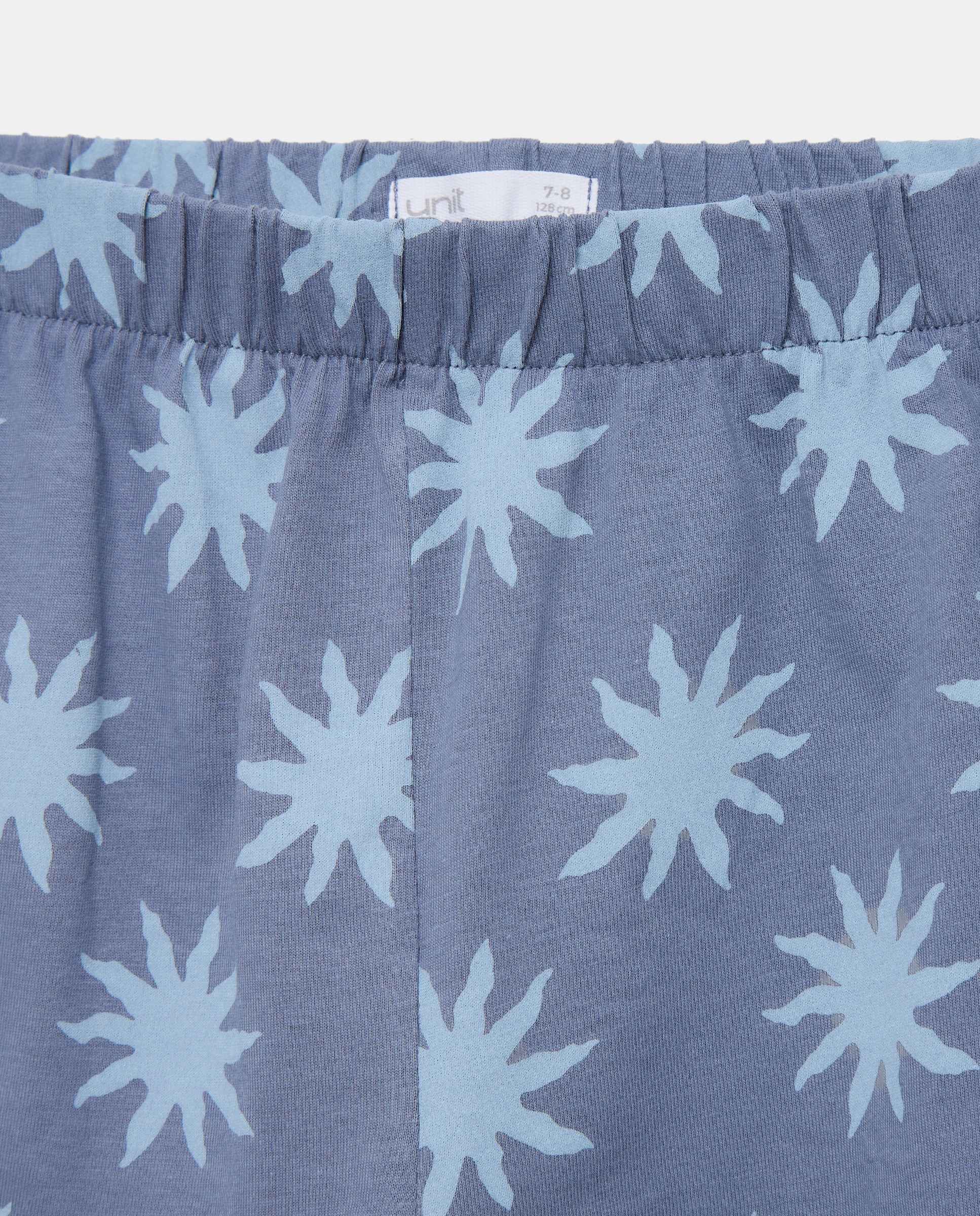Pijama de niño estampado corto 400 Azul-3