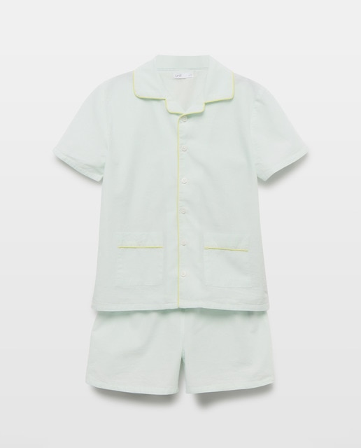Imagen 0 de Pijama de niño de popelín corto