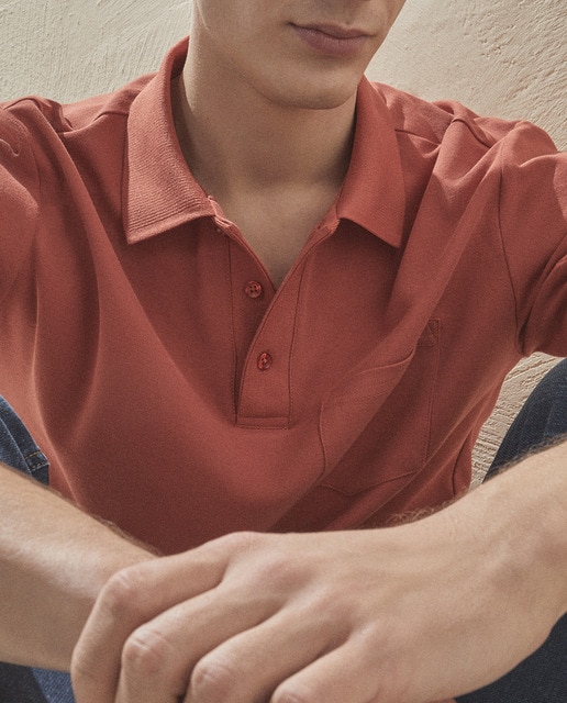 Imagen 0 de Polo pique manga larga hombre