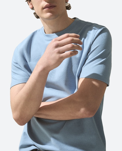 Imagen 0 de Camiseta manga corta de hombre lisa piqué