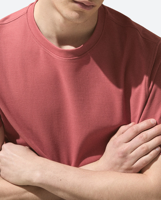 Imagen 0 de Camiseta manga corta de hombre lisa piqué