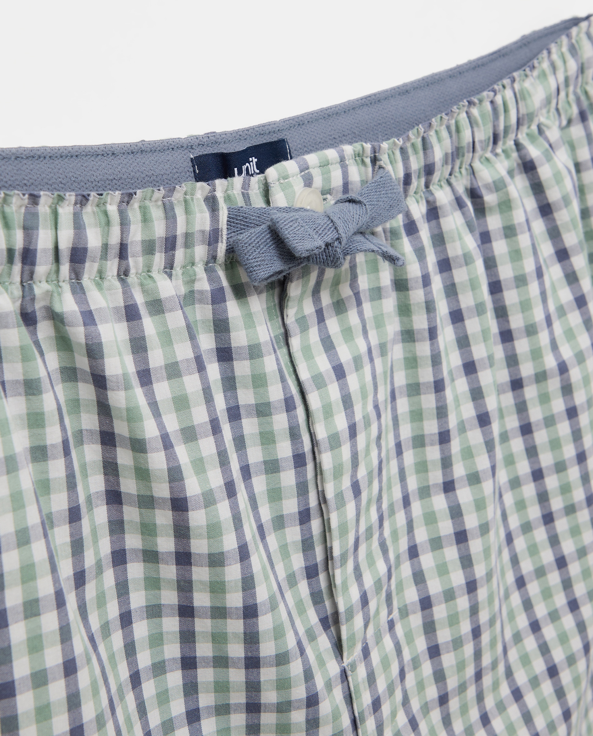 Pijama hombre combinado corto algodón Verde-4