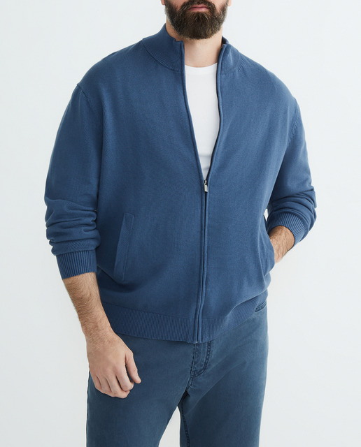 Imagen 0 de Chaqueta de hombre tallas grandes con cremallera