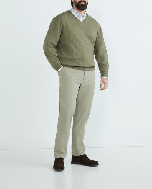 Imagen 0 de Jersey hombre cuello pico tallas grandes