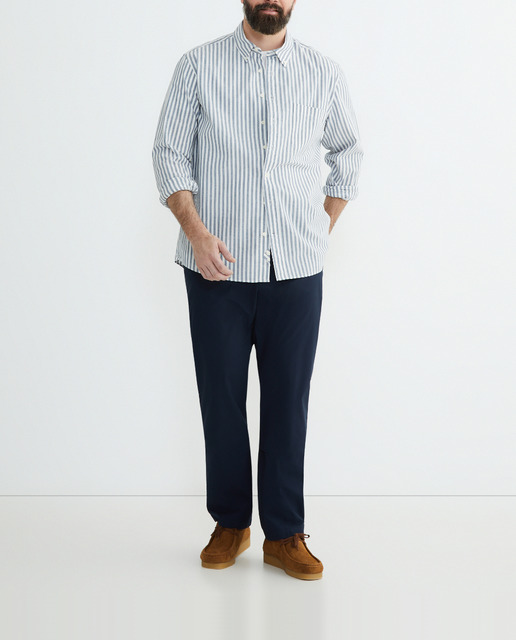 Imagen 0 de Pantalón hombre, tallas grandes de sport, regular algodón elastómero