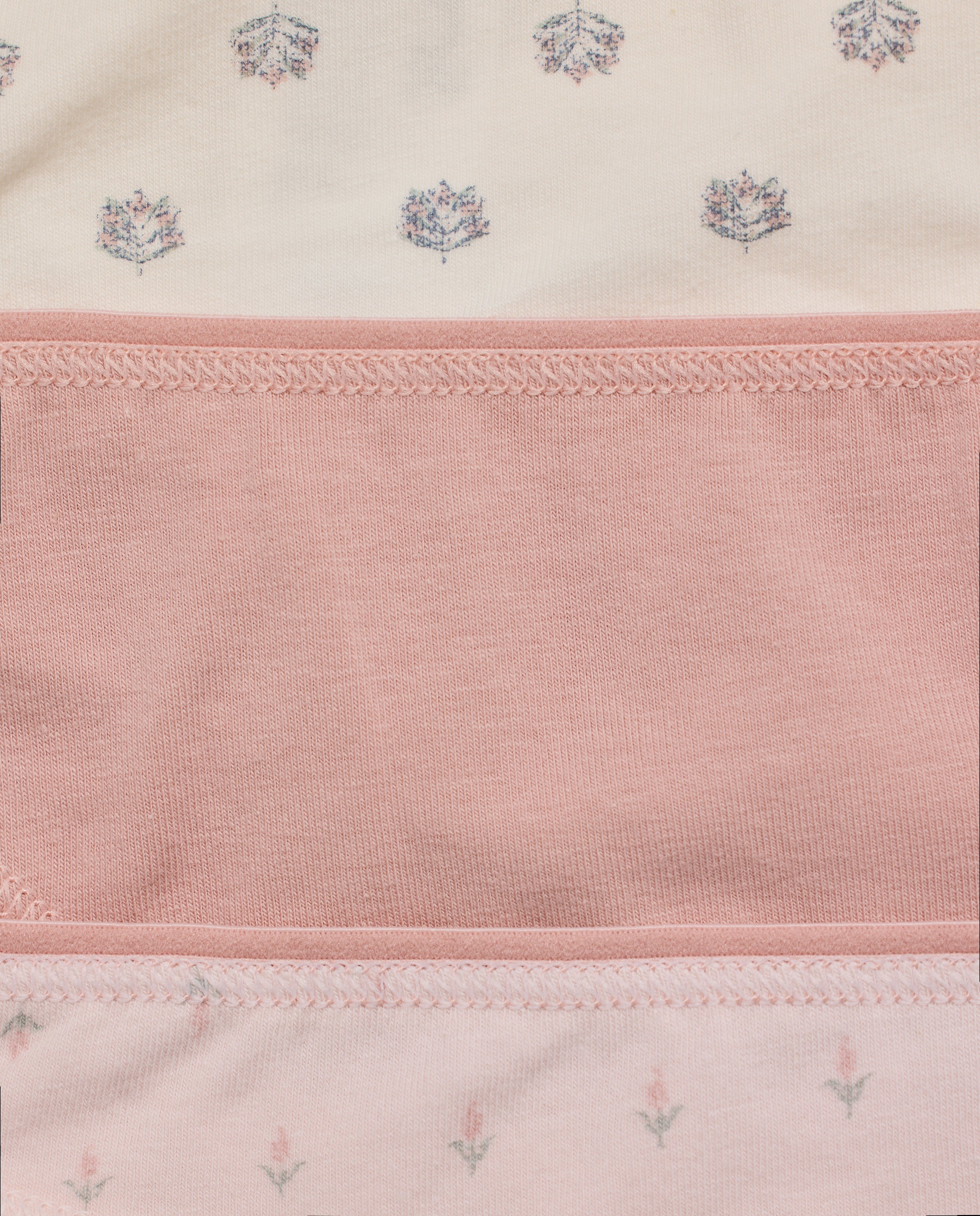Pack 5 tangas de mujer algodón estampdos 200 Rosa-4