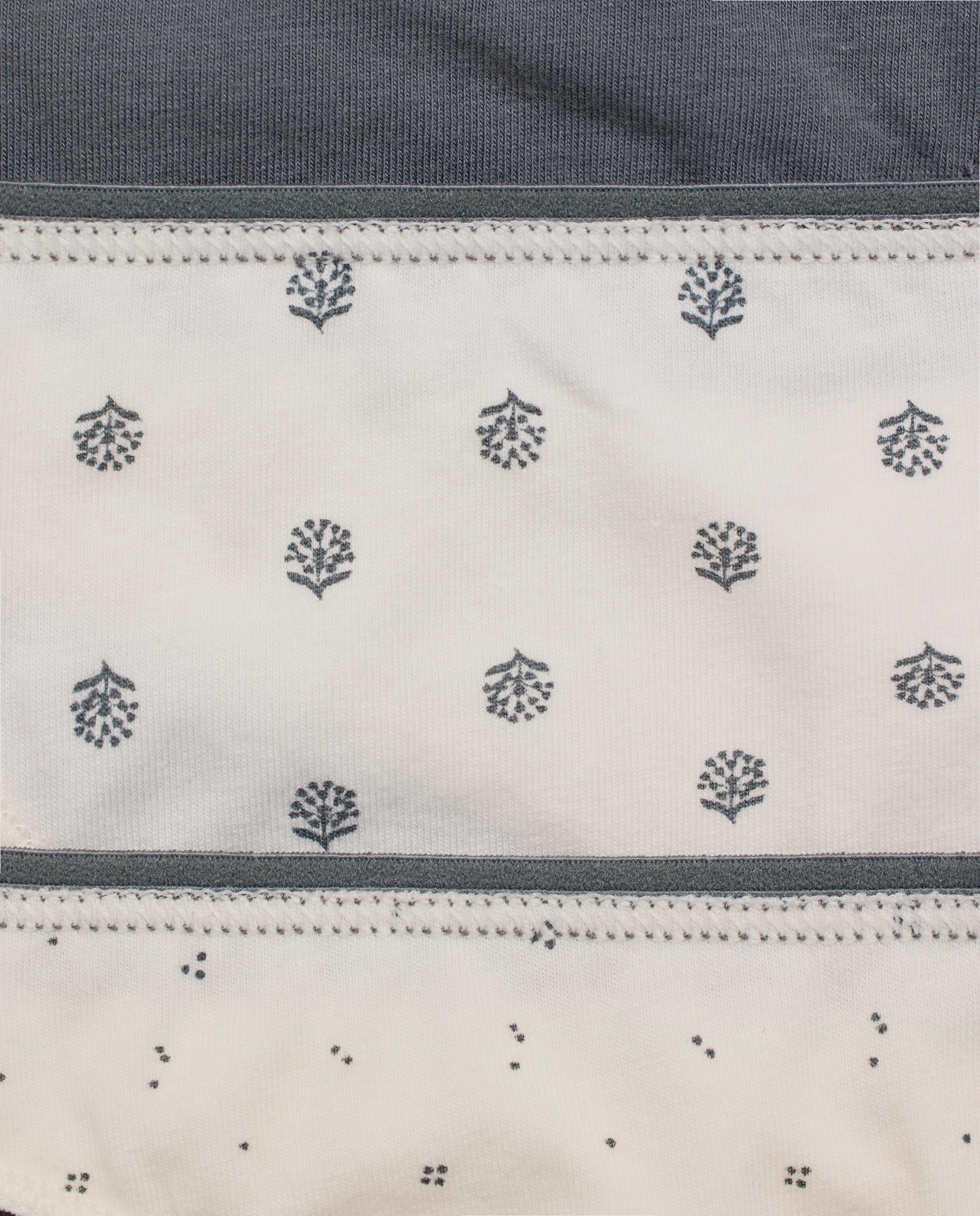 Pack 5 tangas de mujer algodón estampdos Negro-4