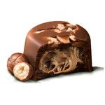 Creations milk chocolate and hazelnut chocolates case 111 g