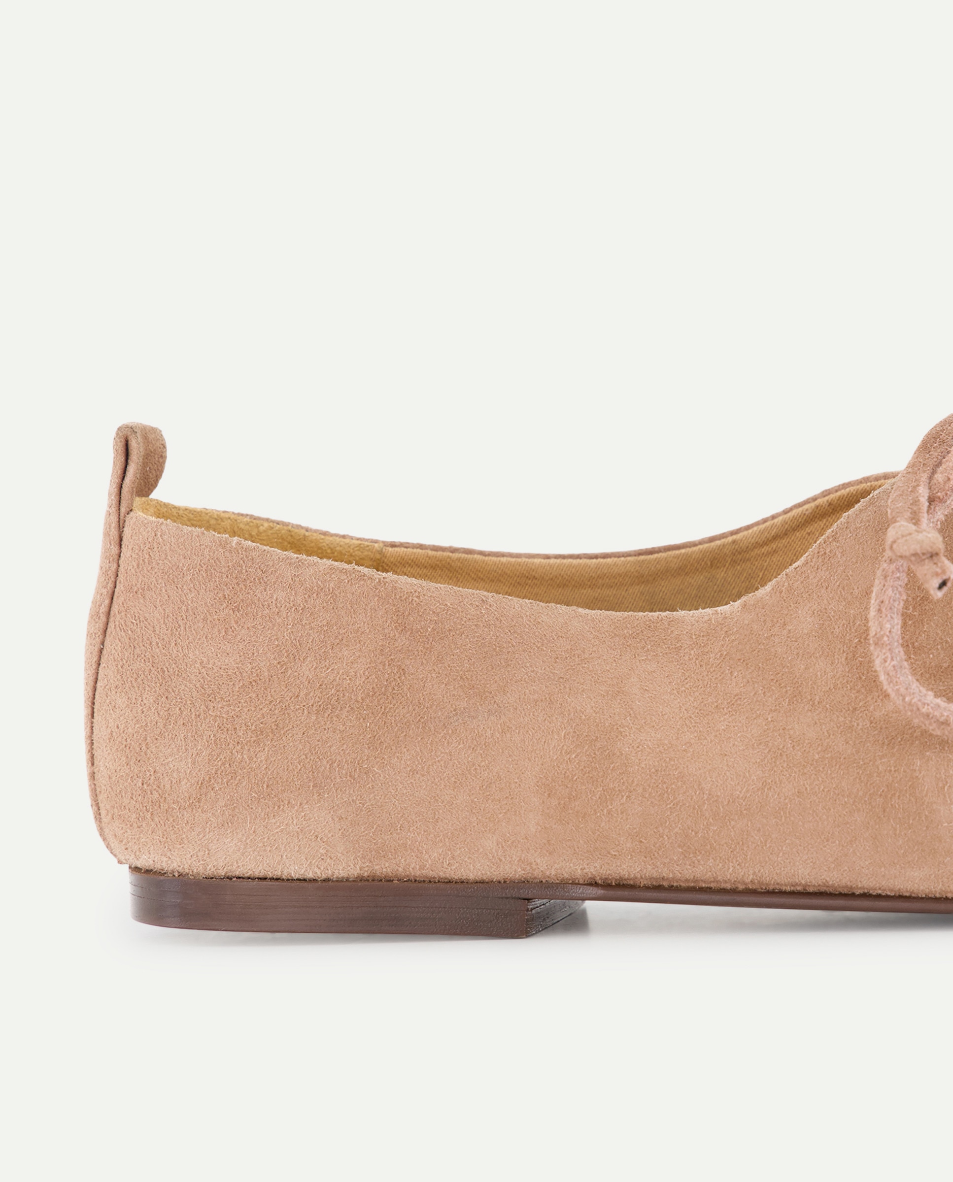 Zapato de mujer de piel cordones 250 Nude-5