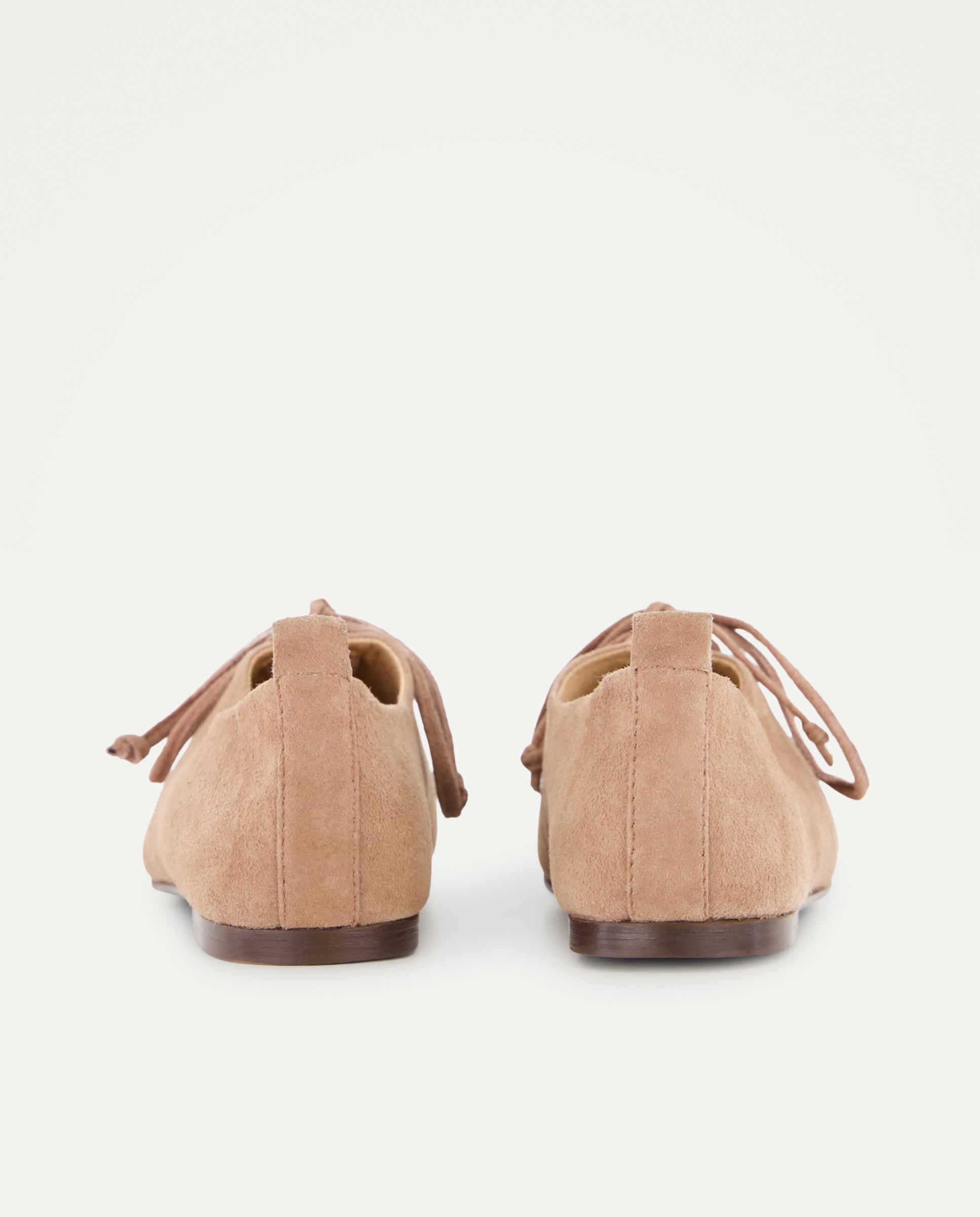 Zapato de mujer de piel cordones 250 Nude-3