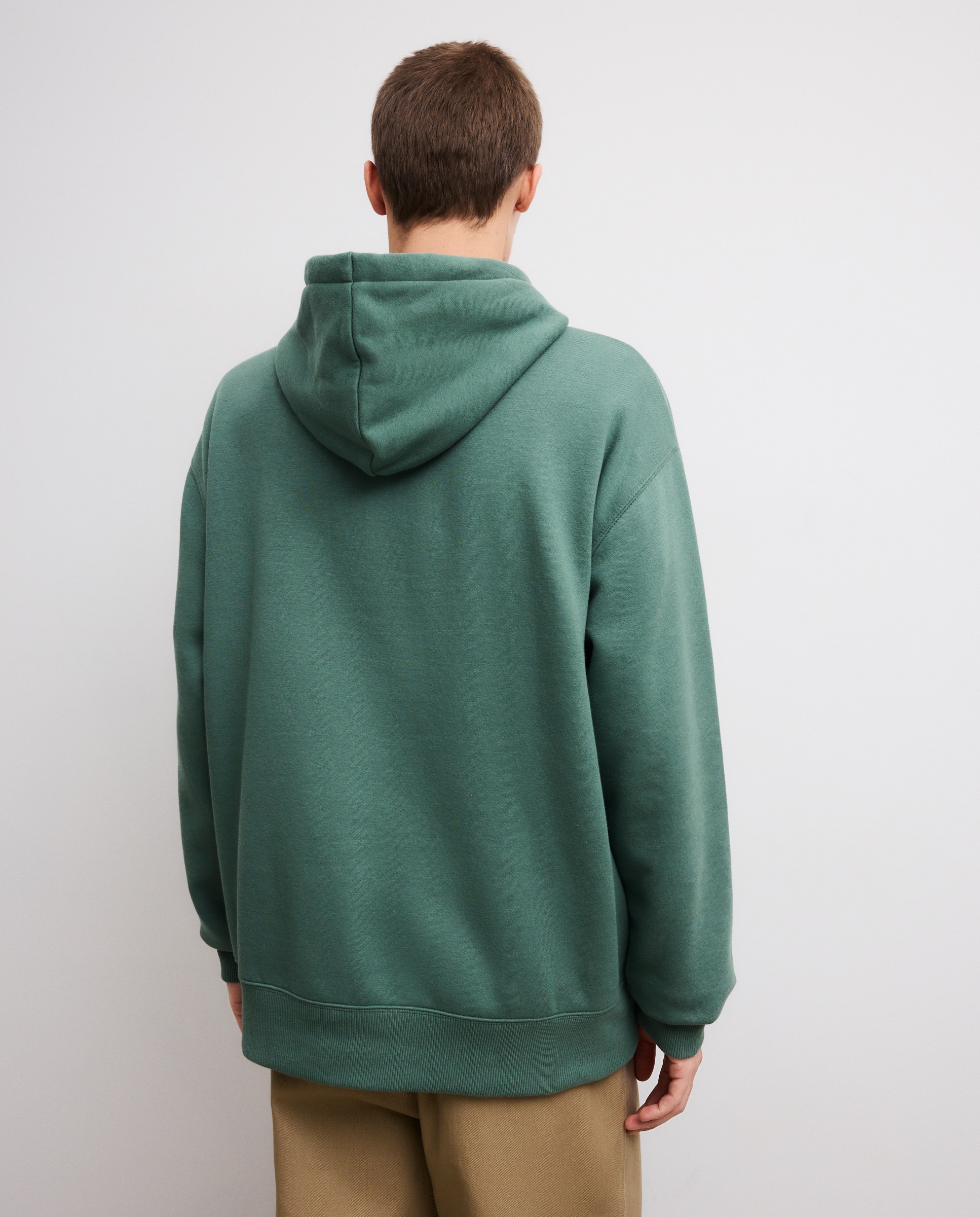 Sweatshirt de homem com capuz Verde Bilhar-3