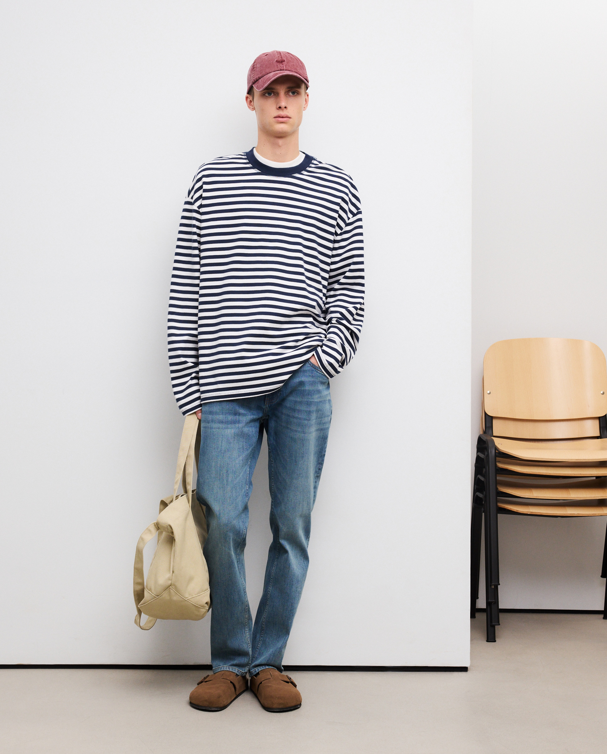 Jeans Slim Azul Suave-1