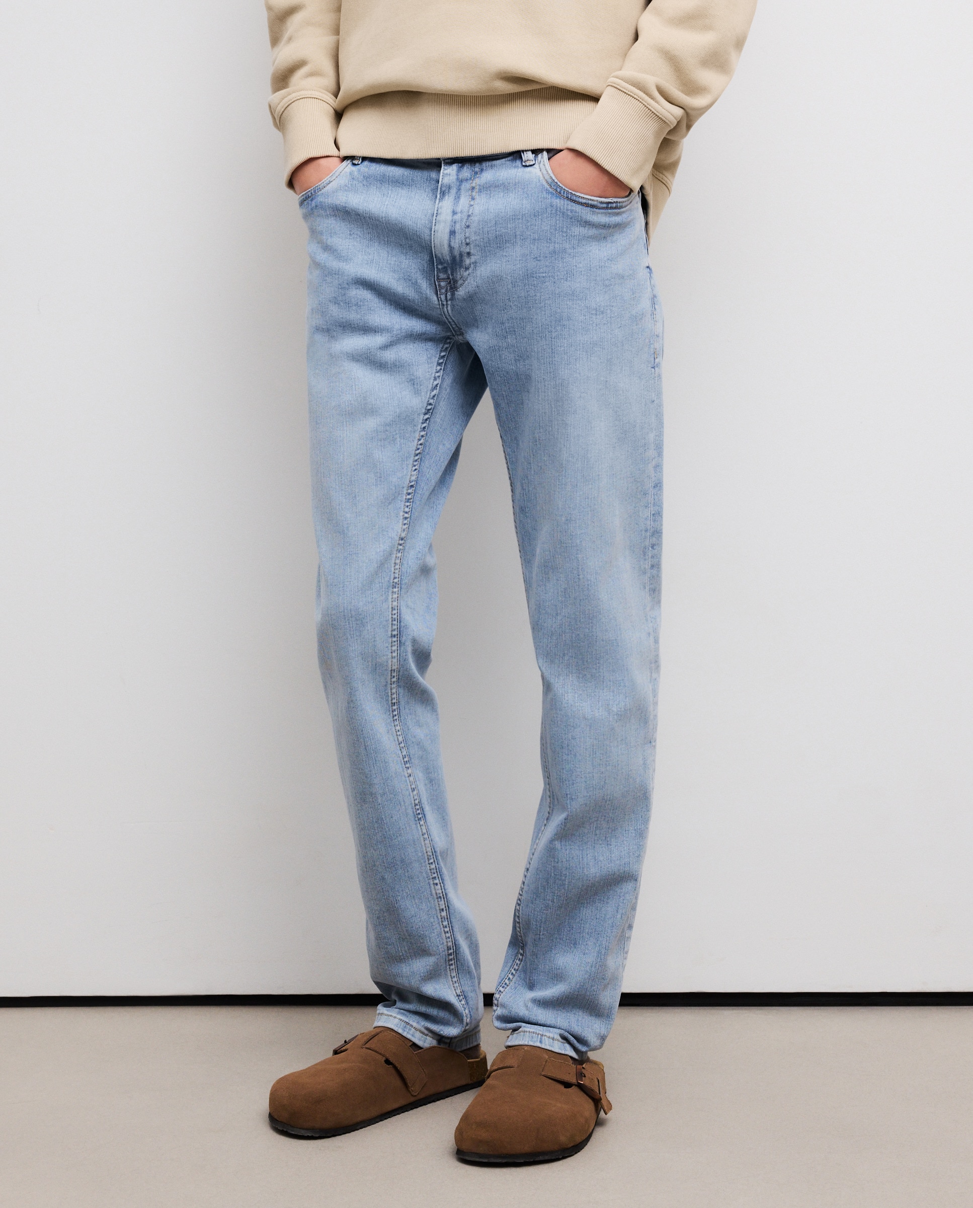 Jeans Skinny Fit Azul pálido-2