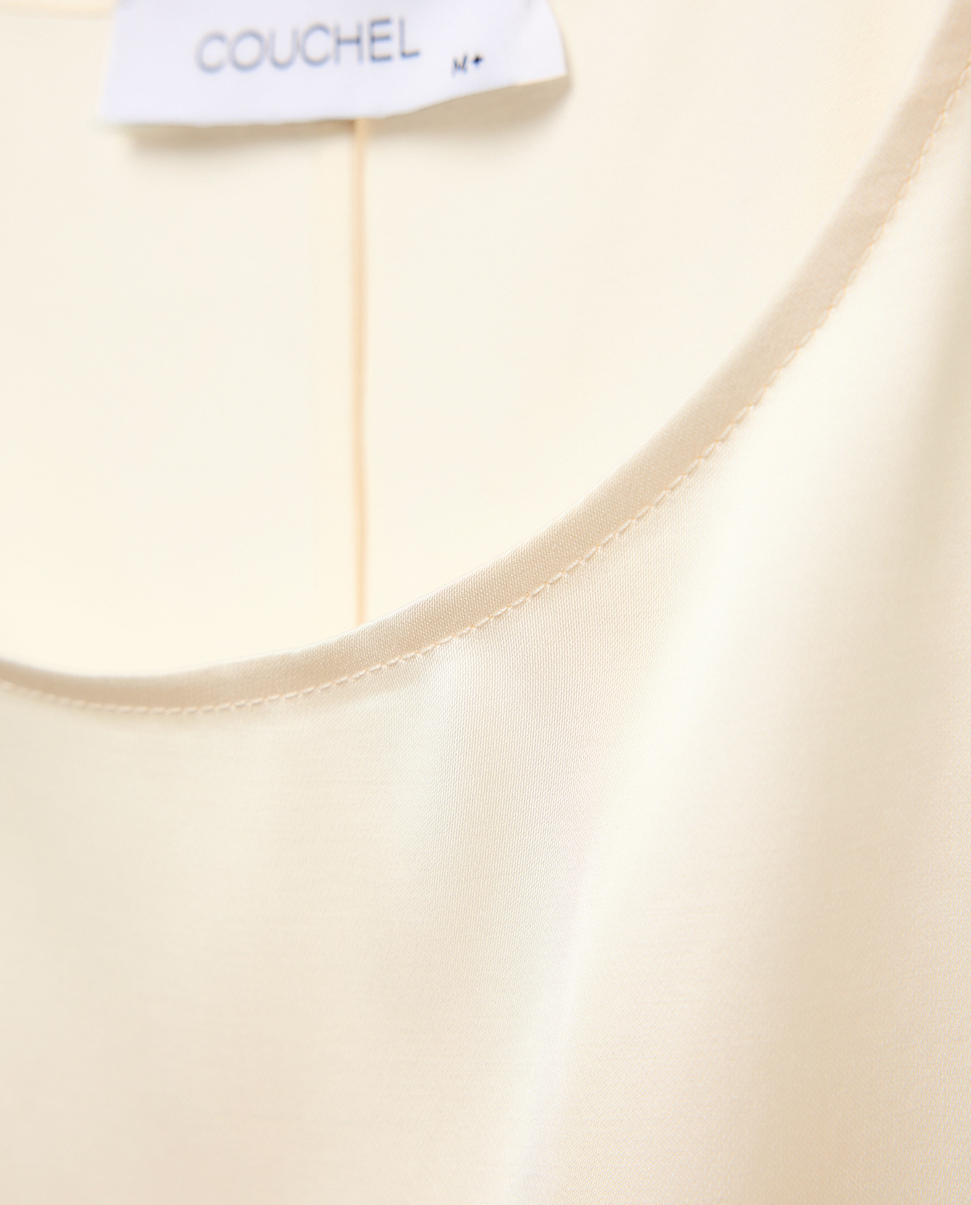 Top Acetinado de Manga Curta 120 Cru-5