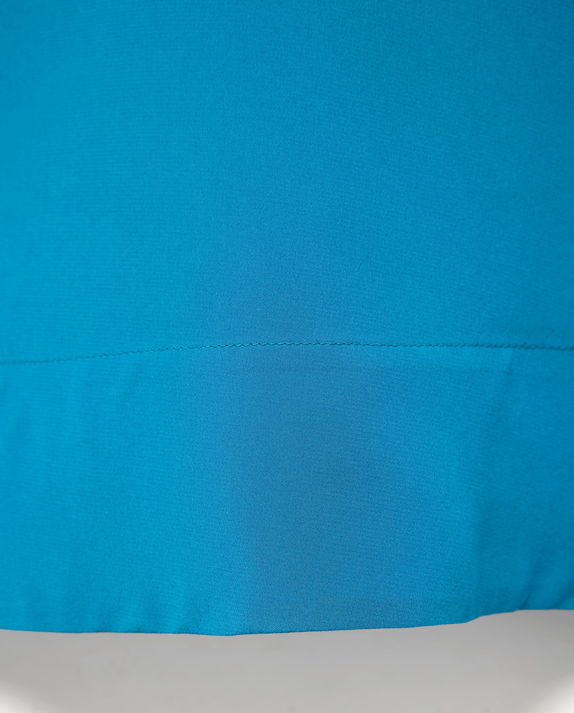 Top de Seda com Decote em Bico Verde Pato-5