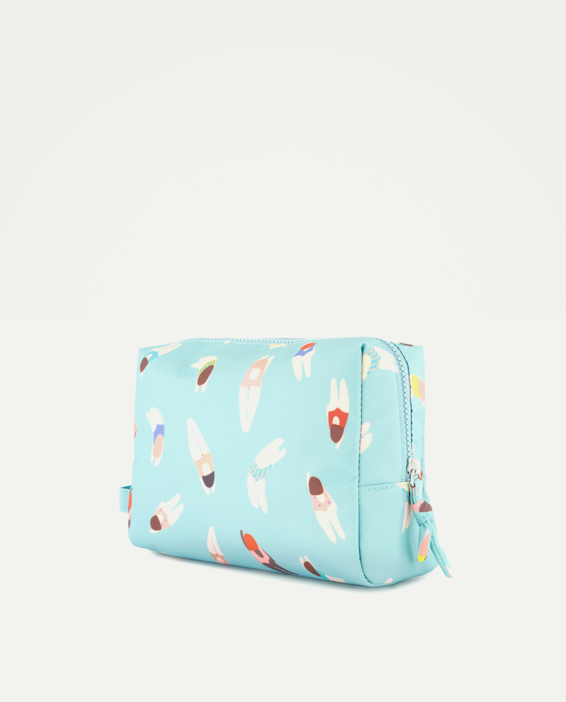Nécessaire com Estampado de Nadadoras 400 Azul-2