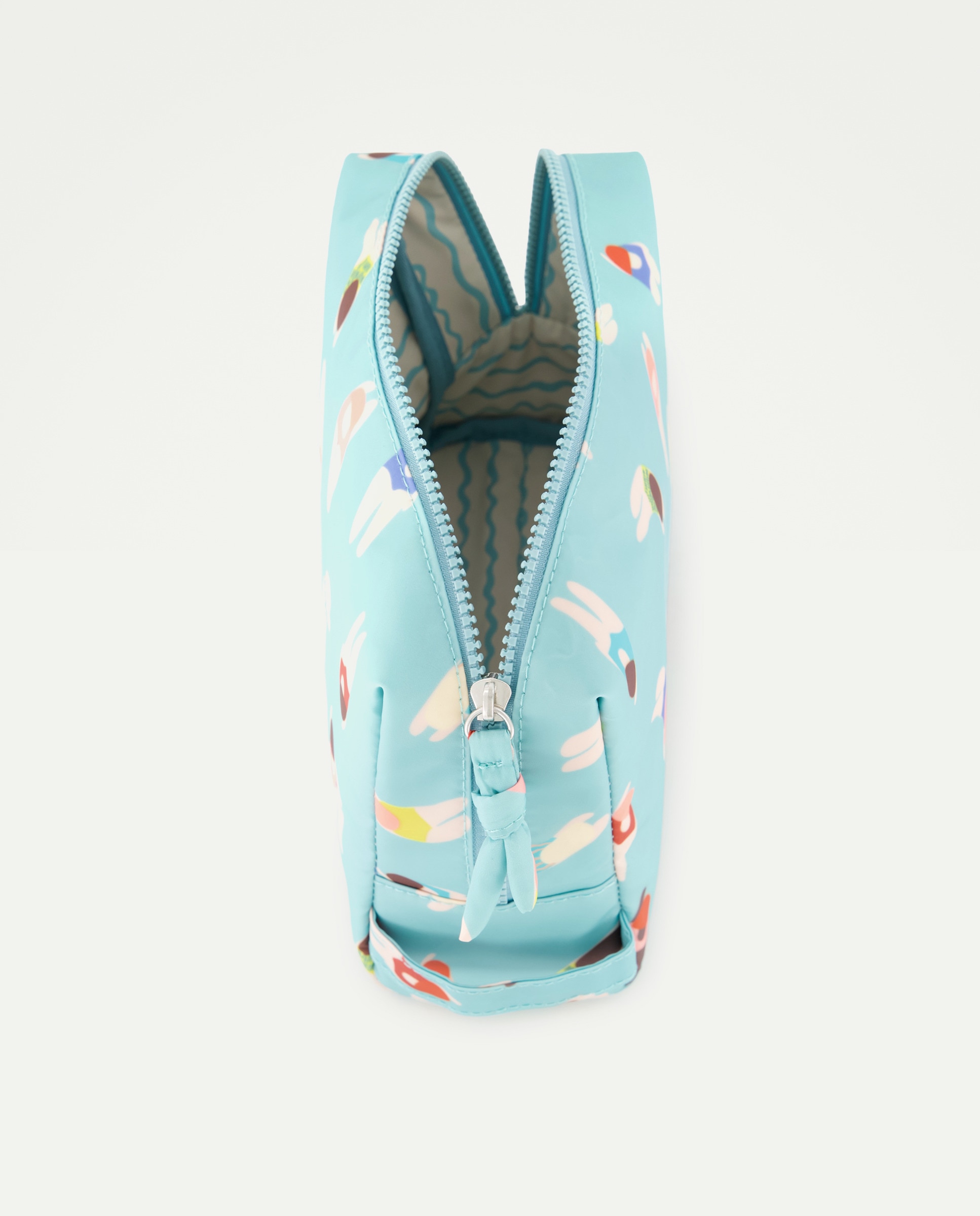 Nécessaire com Estampado de Nadadoras 400 Azul-3