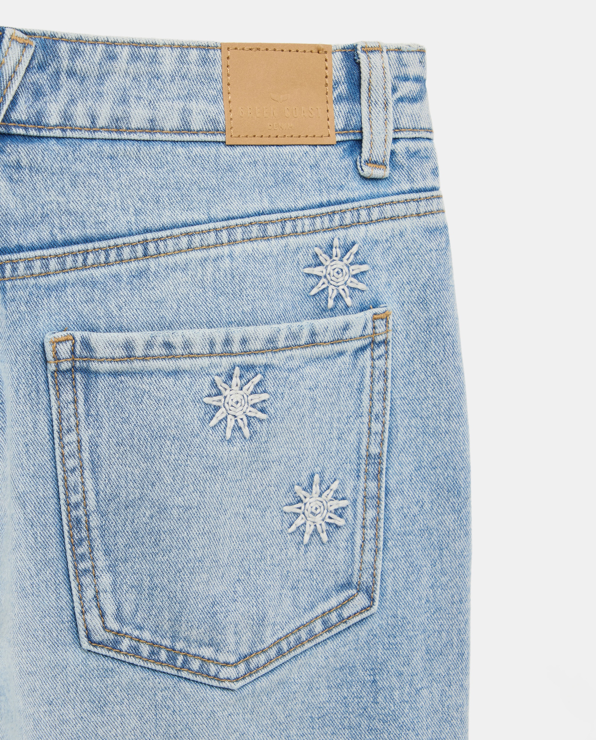 Bermudas Lisas de Algodão Índigo-5