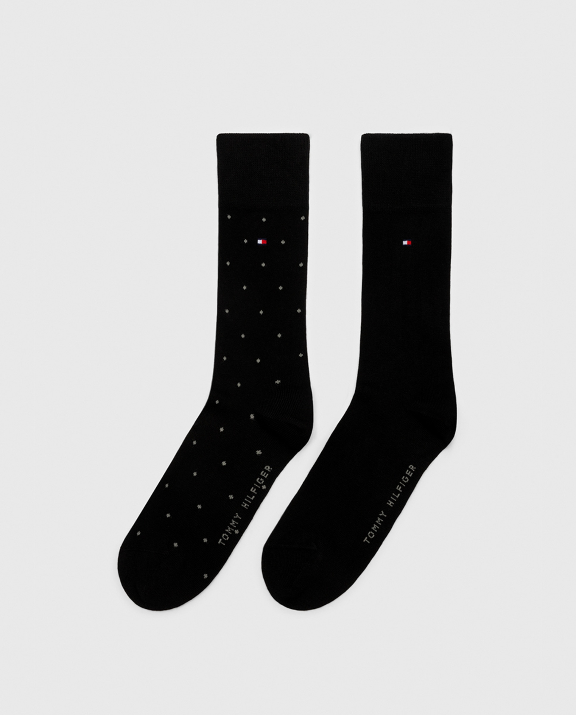 Pack de 2 Pares de Meias com Fantasia Preto-1