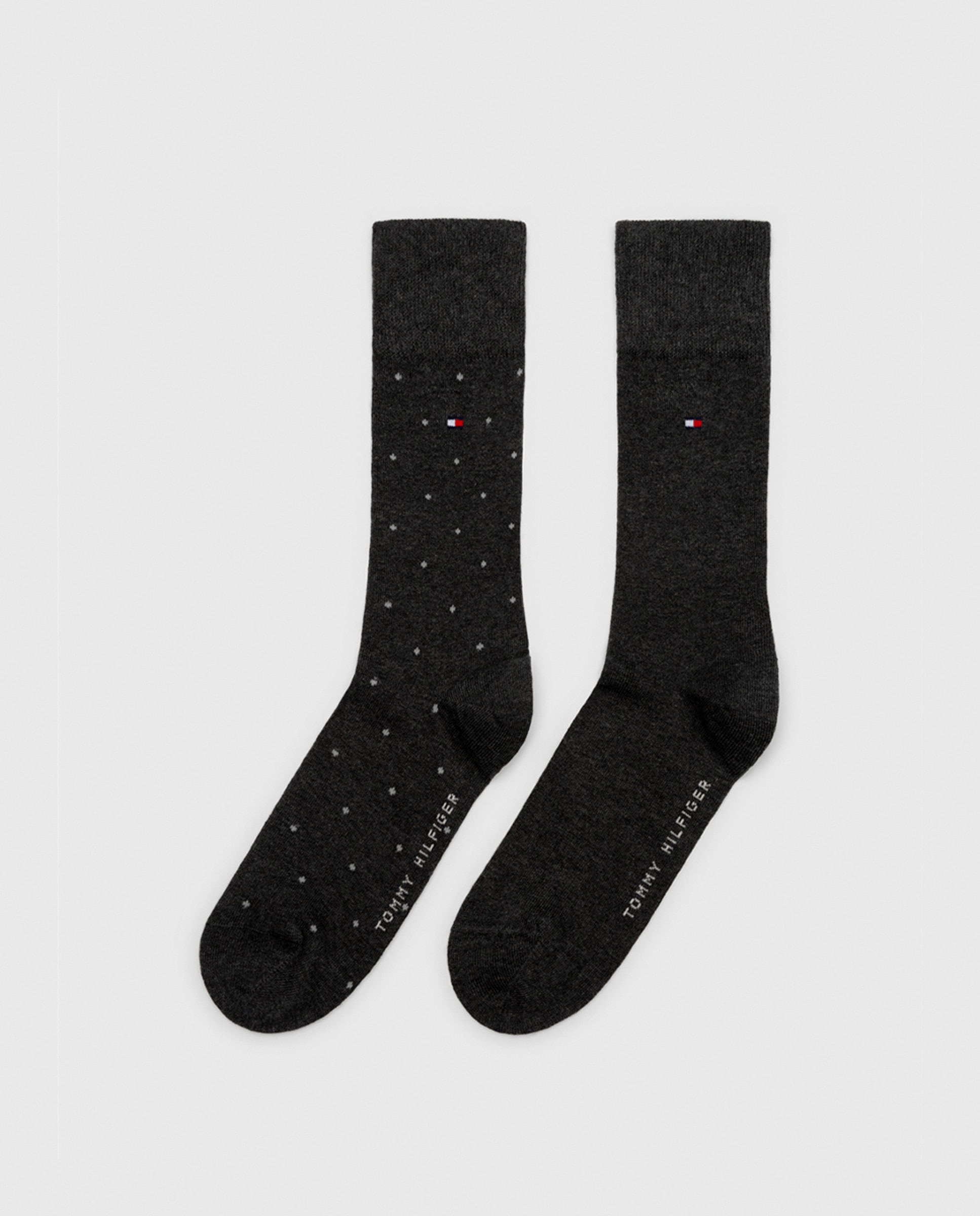 Pack de 2 Pares de Meias com Fantasia Cinzento-1