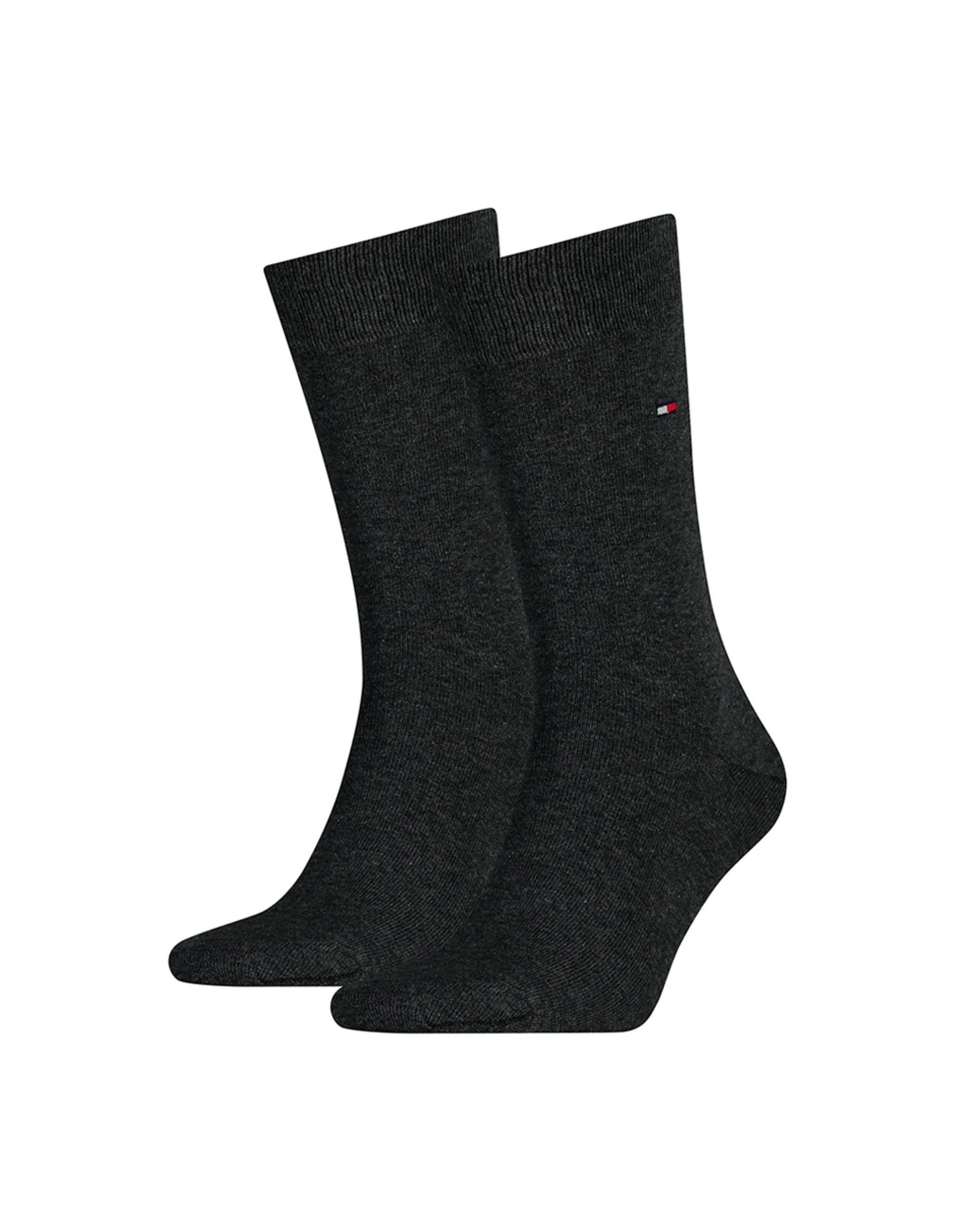 Pack de dois pares de meias cinzento-escuro Cinzento-escuro-2