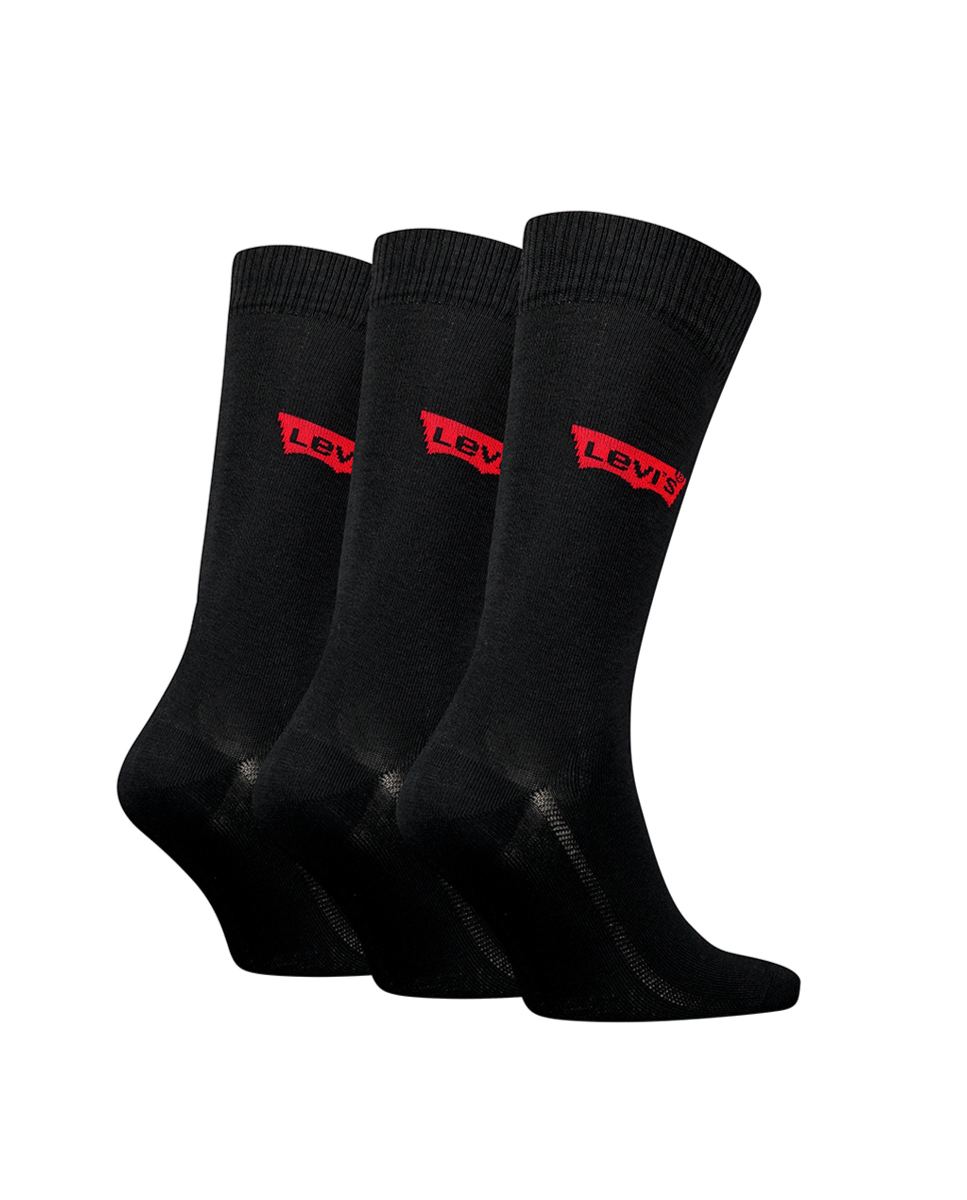 Imagem 0 de Pack de três pares de meias curtas pretas