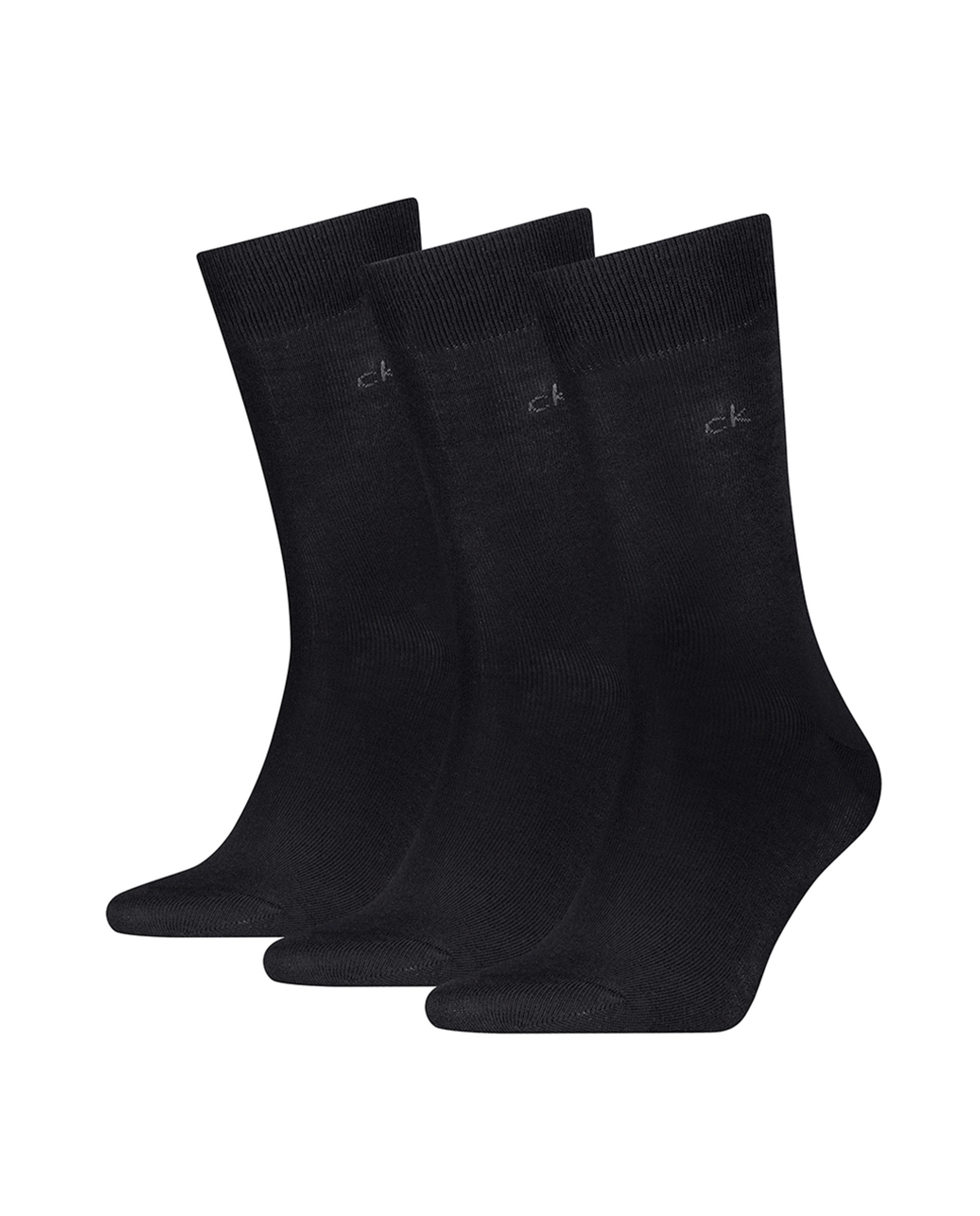 Calcetines clásicos de hombre de Calvin Klein (pack de 3) - Negro Negro-2