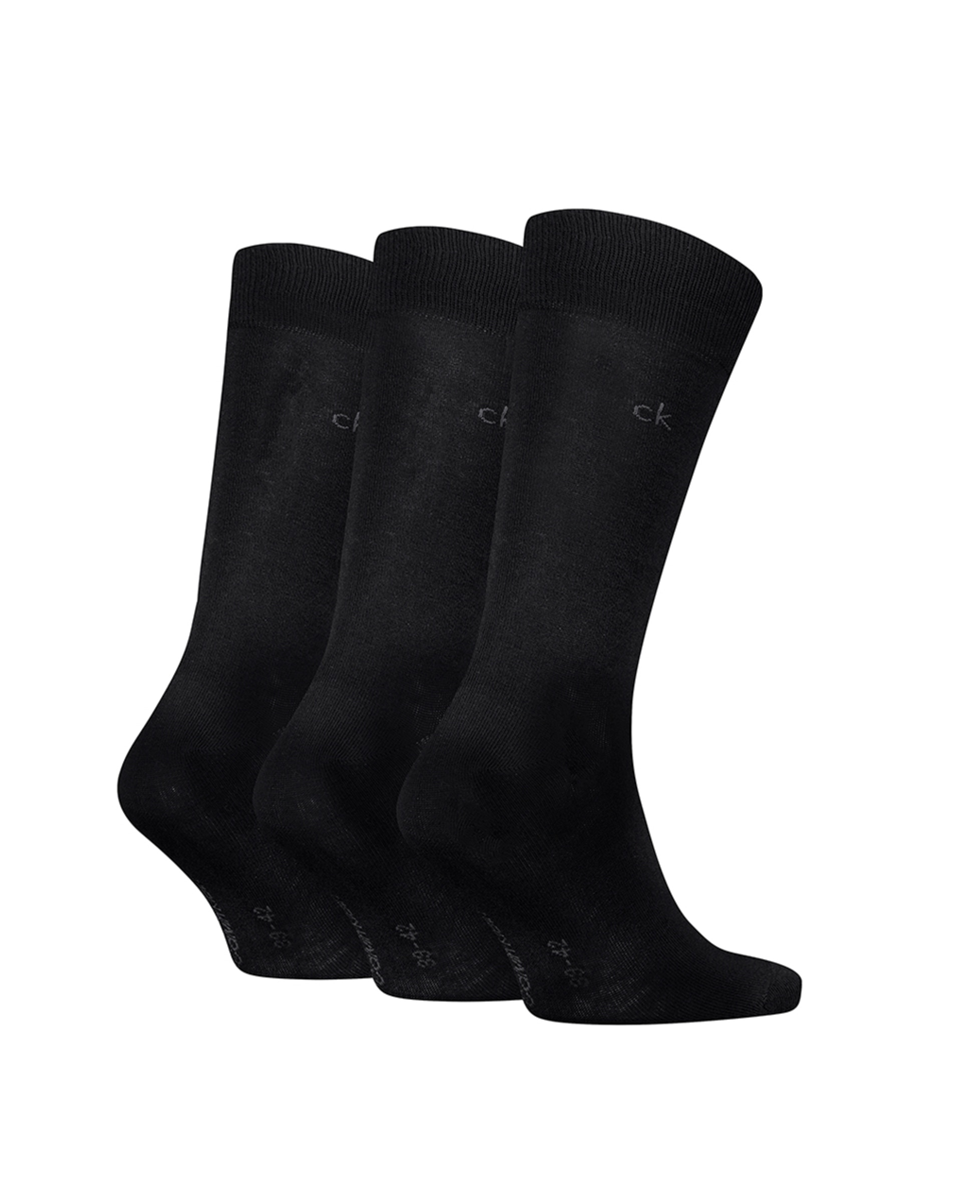 Calcetines clásicos de hombre de Calvin Klein (pack de 3) - Negro Negro-1