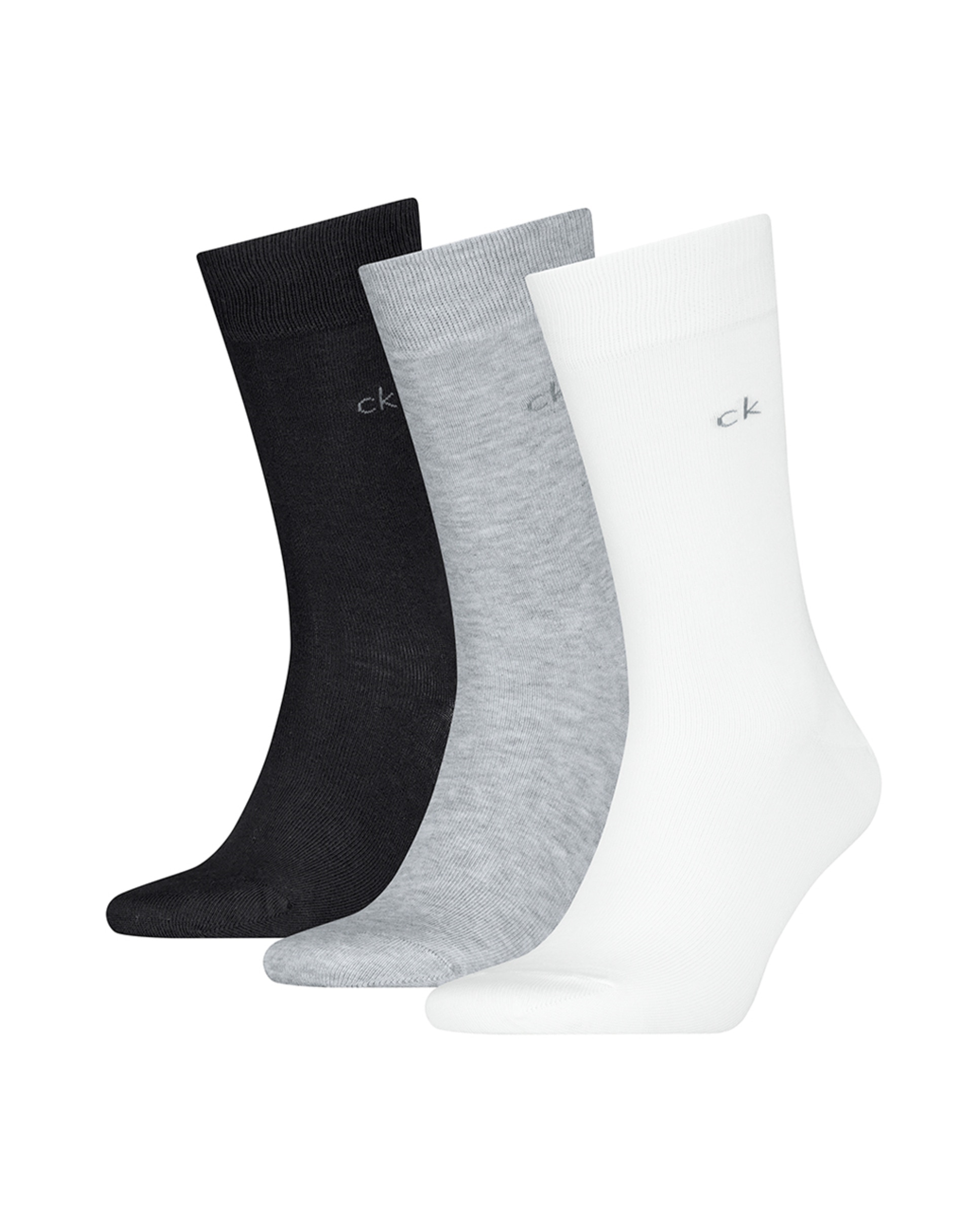 Calcetines clásicos de hombre de Calvin Klein (pack de 3) - Gris claro Gris claro-2