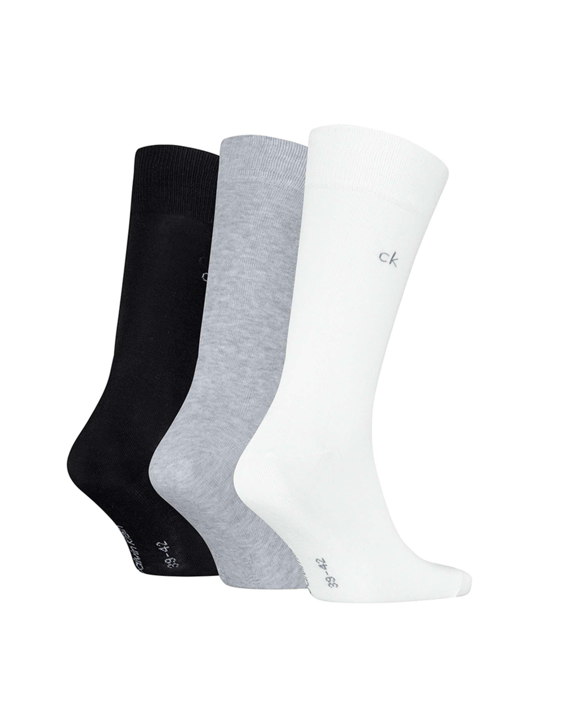 Calcetines clásicos de hombre de Calvin Klein (pack de 3) - Gris claro Gris claro-1