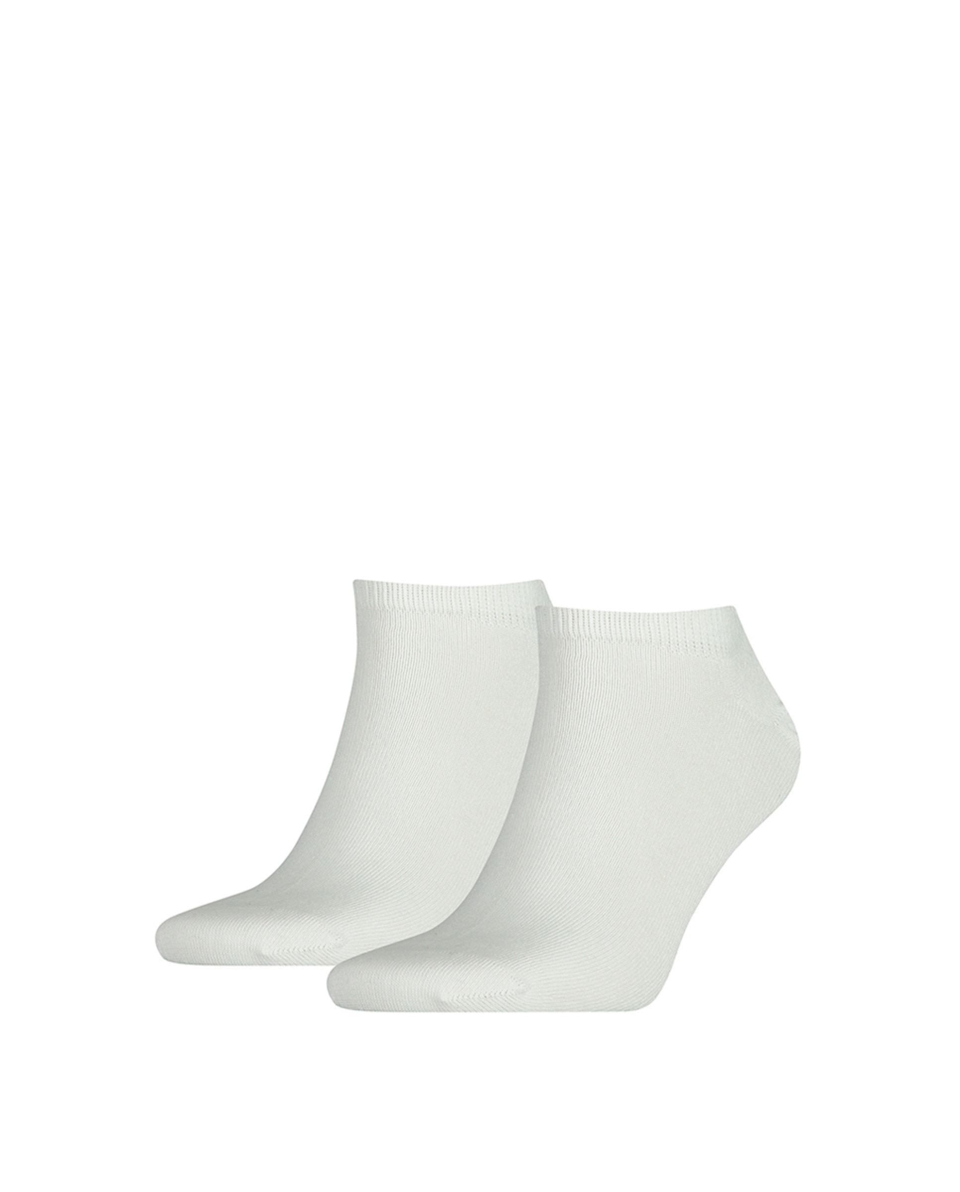 Pack de dois pares de meias pelo tornozelo brancas Branco-2