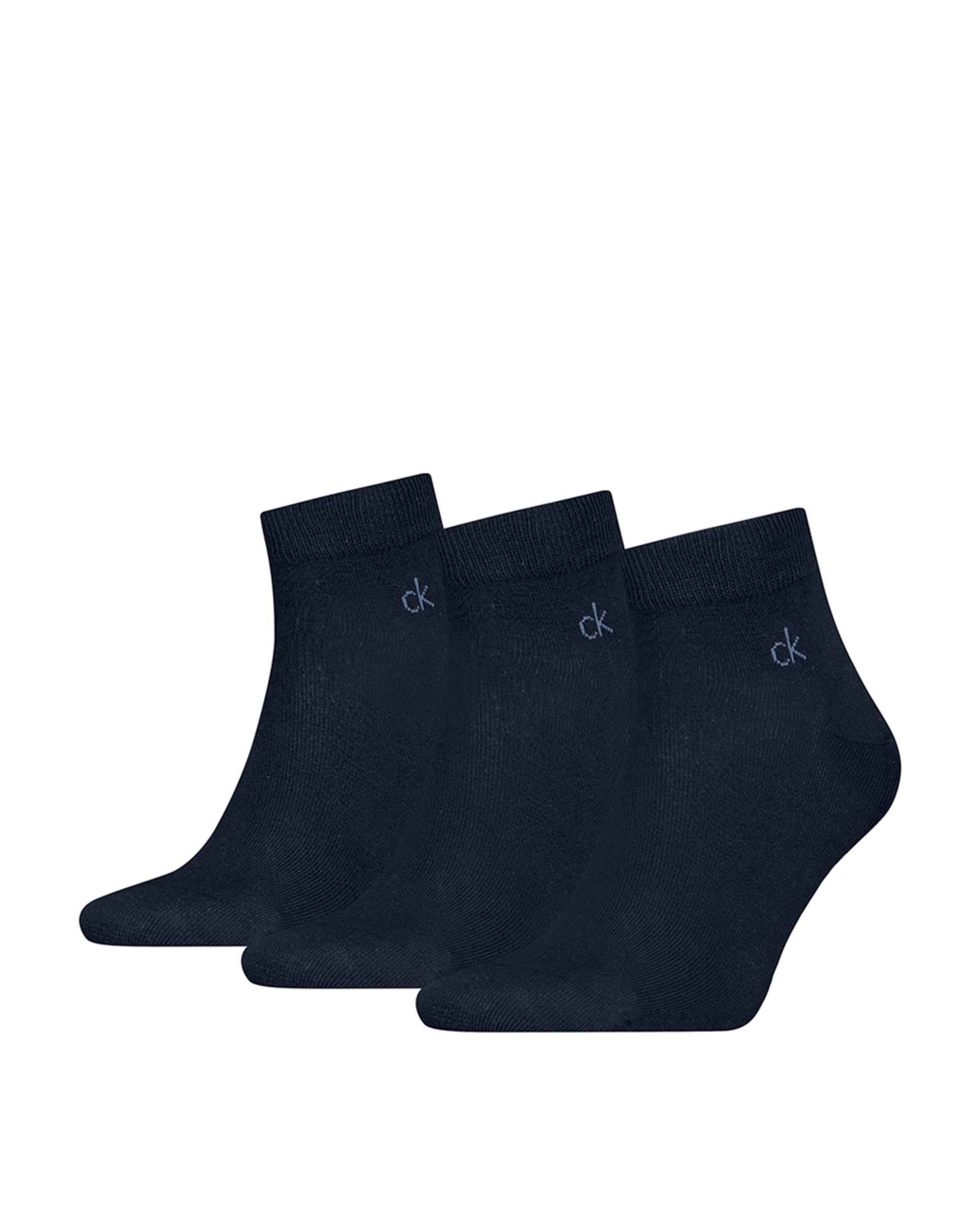 Calcetines de caña corta de hombre de Calvin Klein (pack de 3) - Azul marino Azul marino-2